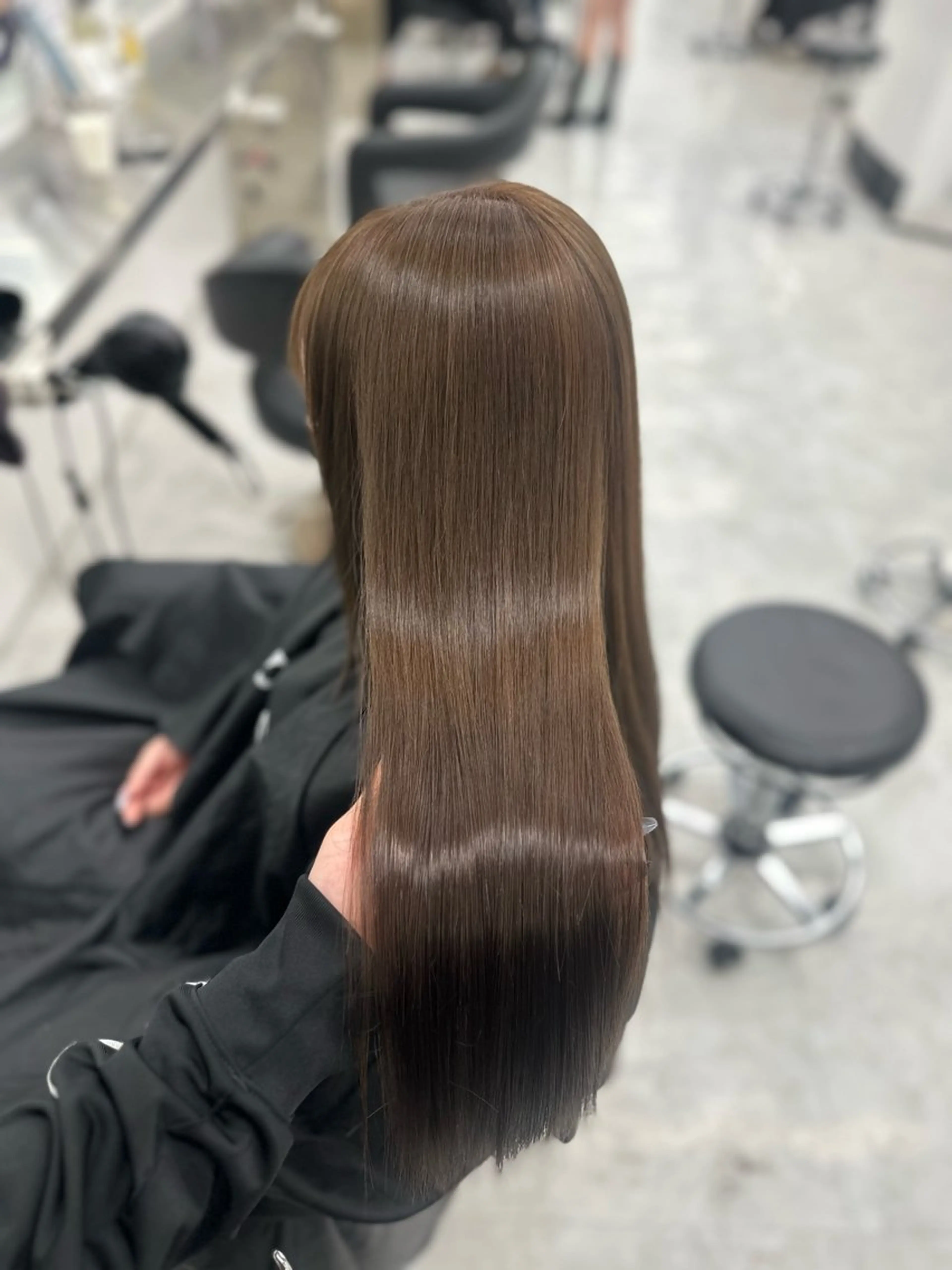 ロング カラー カット ヘアカラー 上品モテヘア🩶 karen🩶のヘアスタイル