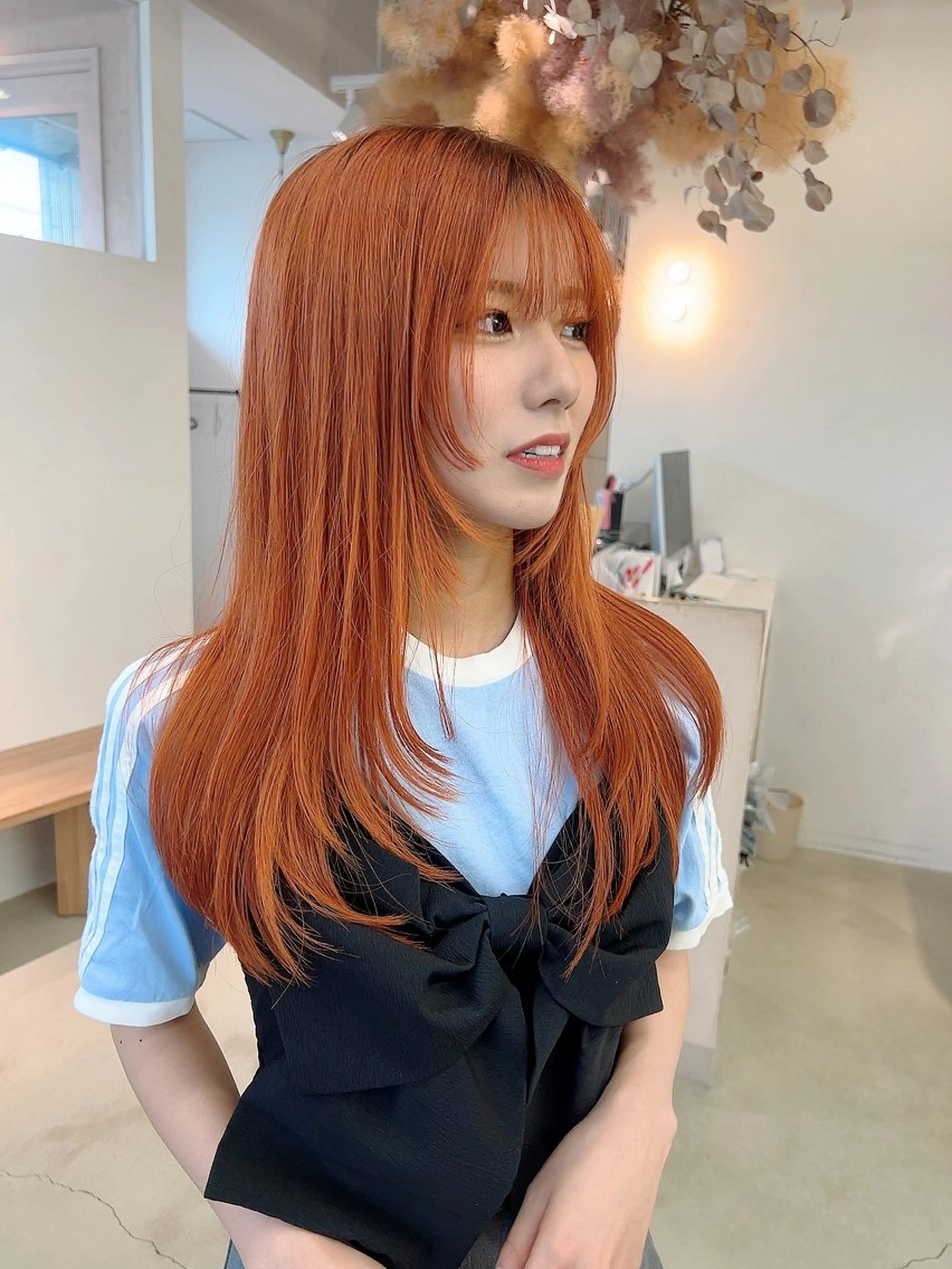 ロング ヘアカラー vince. moekoのヘアスタイル