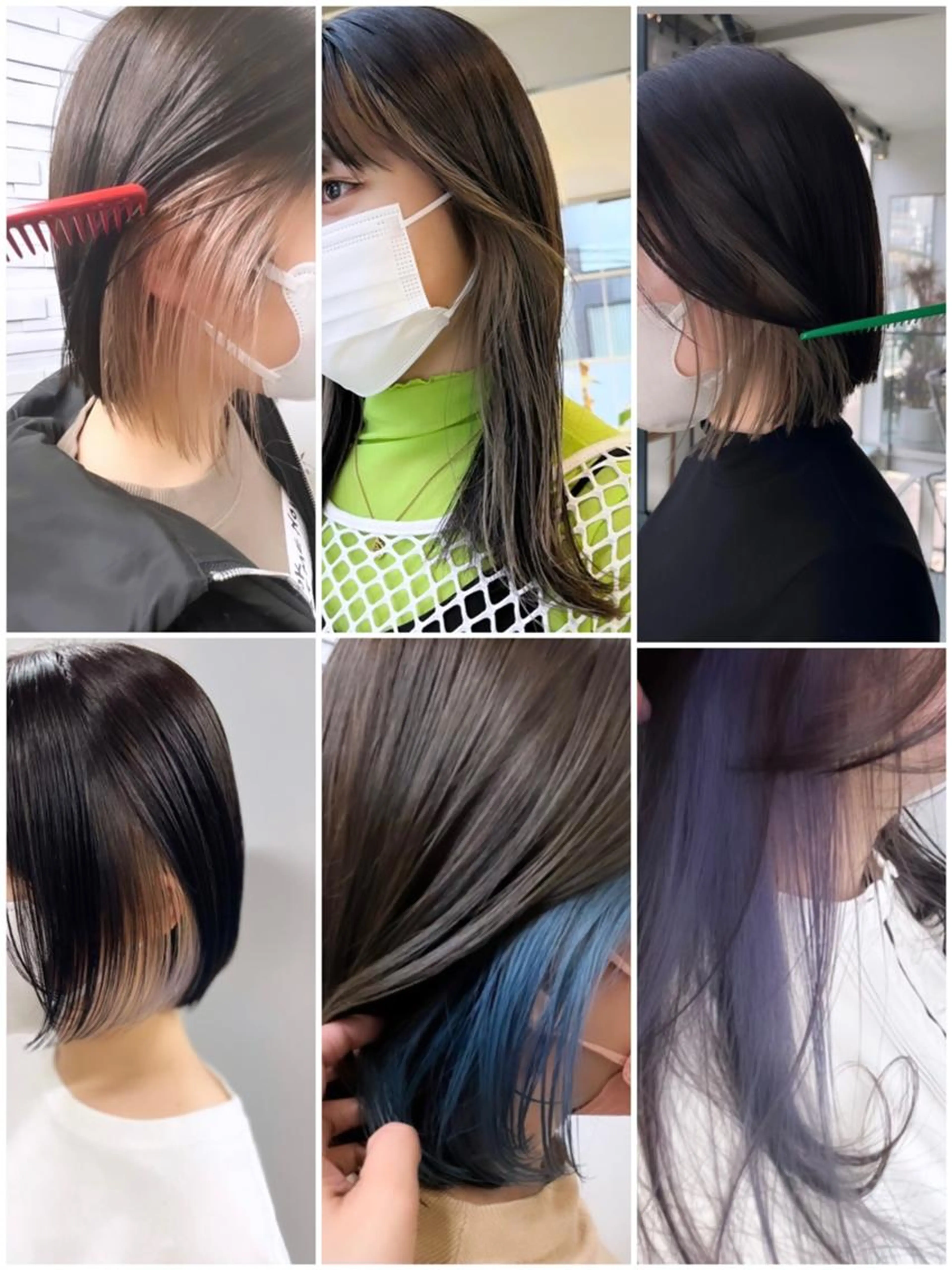 🌾インナーカラー(インナーカラーorイヤリングカラー)+カット_11000円　※再来+1100円の写真