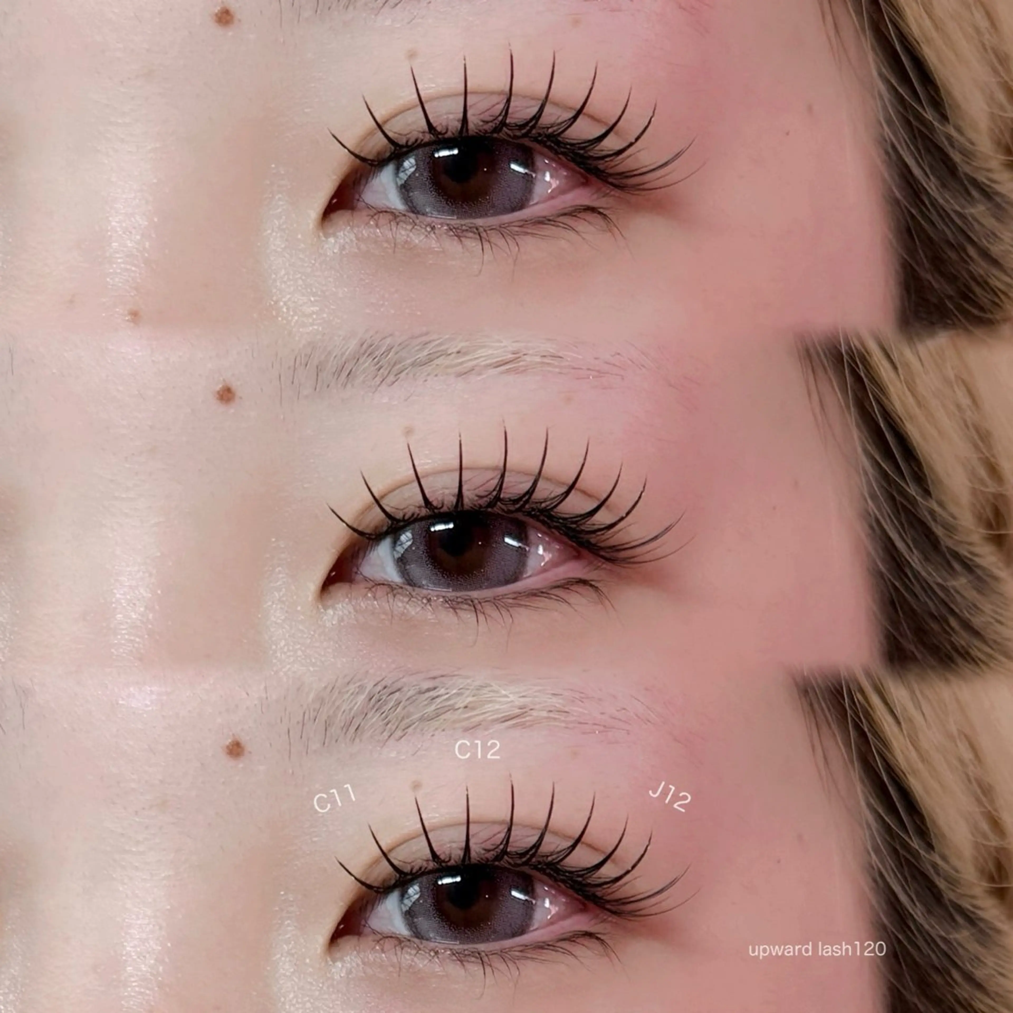 マツエク・マツパ アップワードラッシュ マツエク 天王寺eye ♡eyebrowのマツエク・マツパデザイン