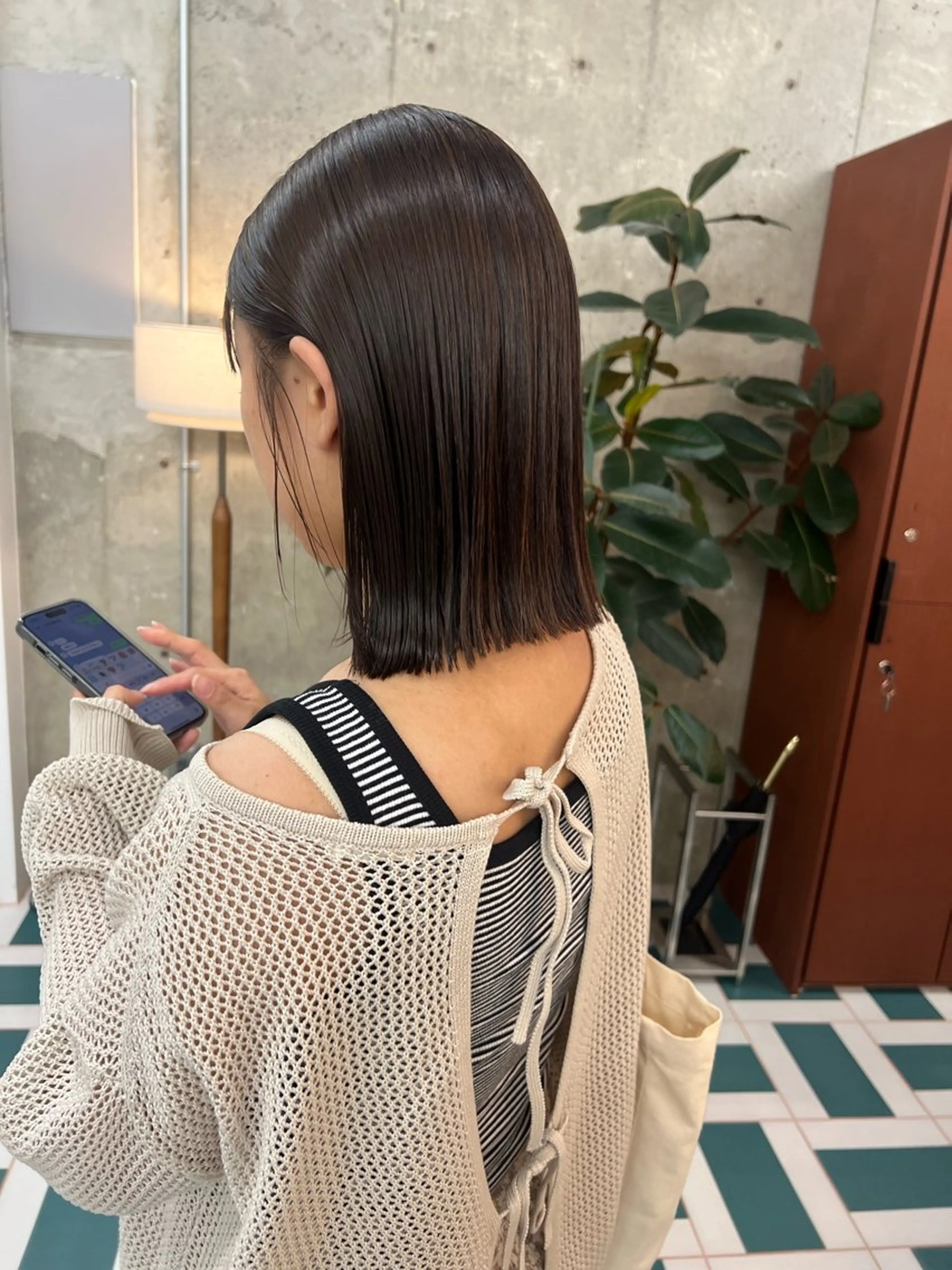 ミディアム ボブ AYAKA/名古屋/ 栄/ボブ/透明カラーのヘアスタイル