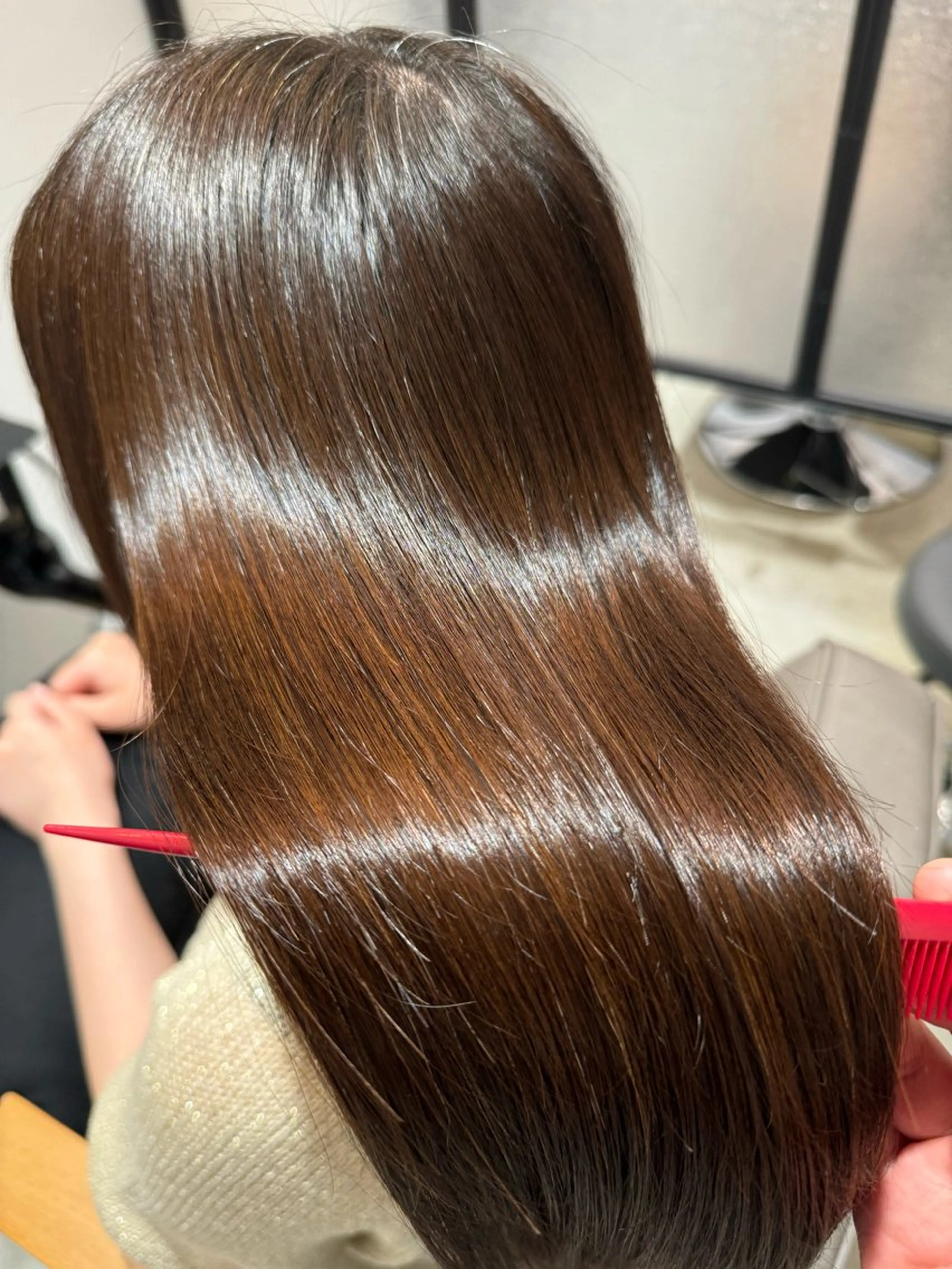 ロング カット 縮毛矯正 髪質改善専門サロン/ 透明感カラー齊藤謙介のヘアスタイル