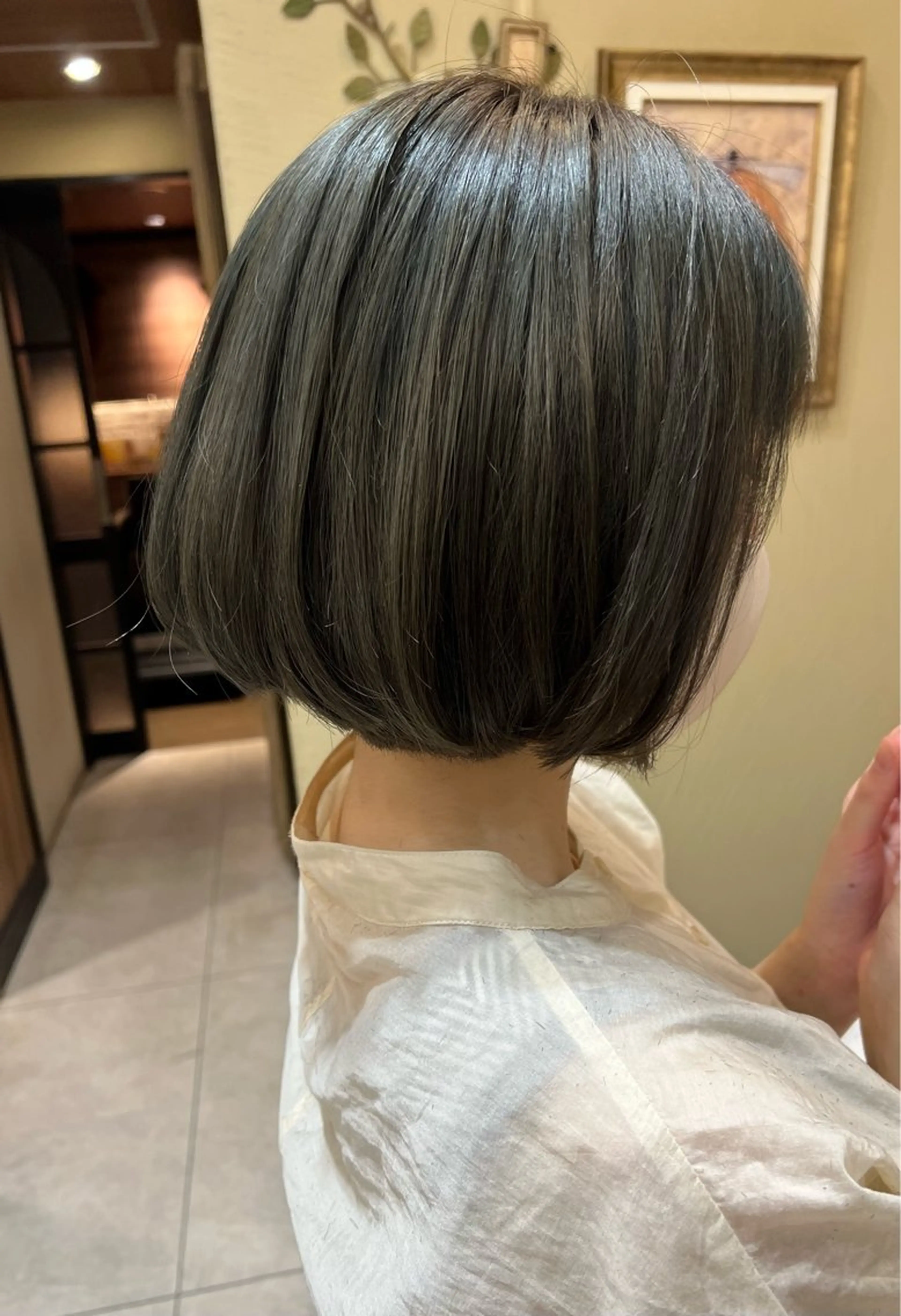 ショート カラー ボブ 似合わせスタイル🫧 木村夏暢のヘアスタイル