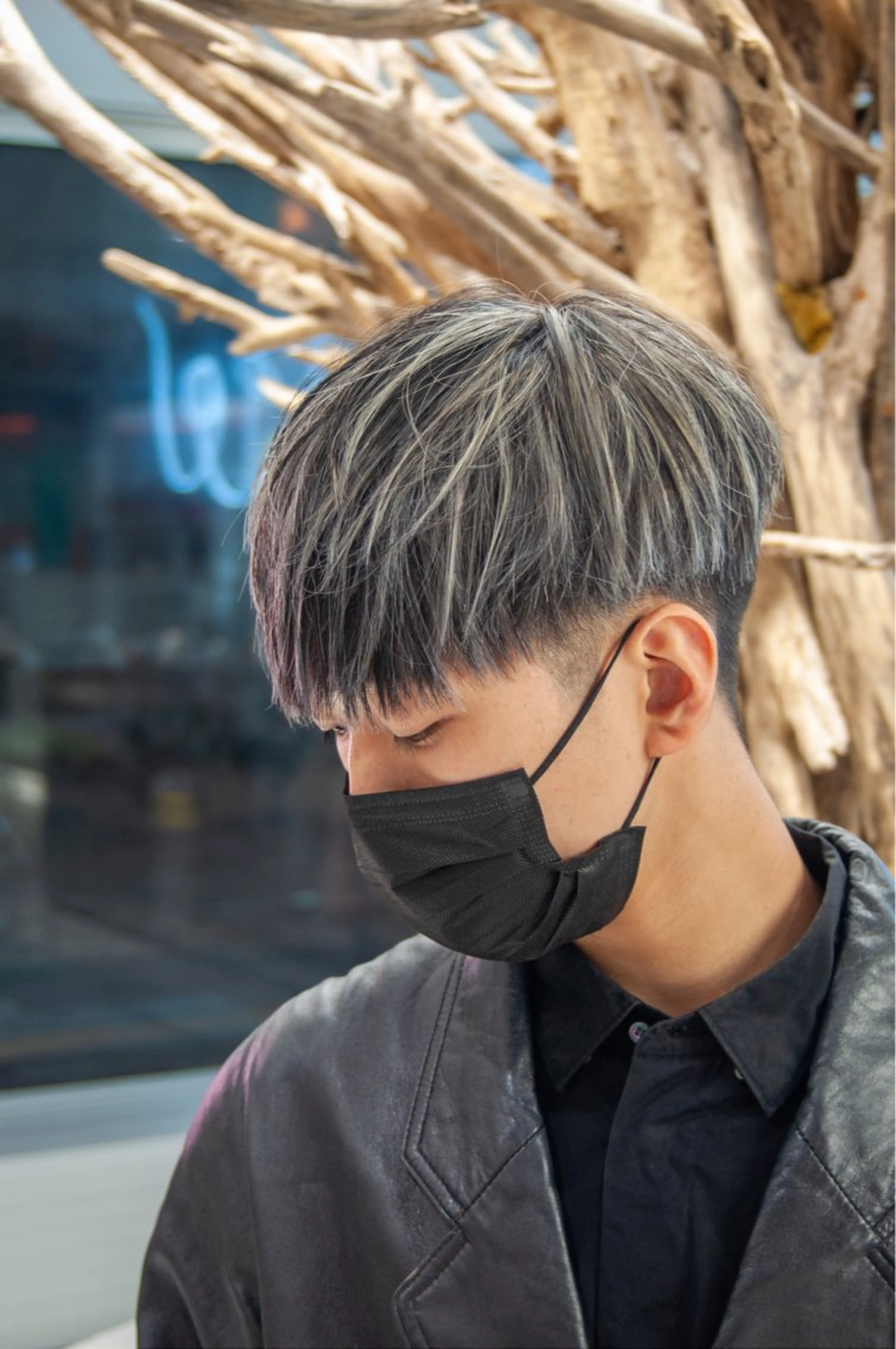 カラー メンズ カット ヘアカラー シャドウパーマ/ ルーズパーマ/メンズのヘアスタイル