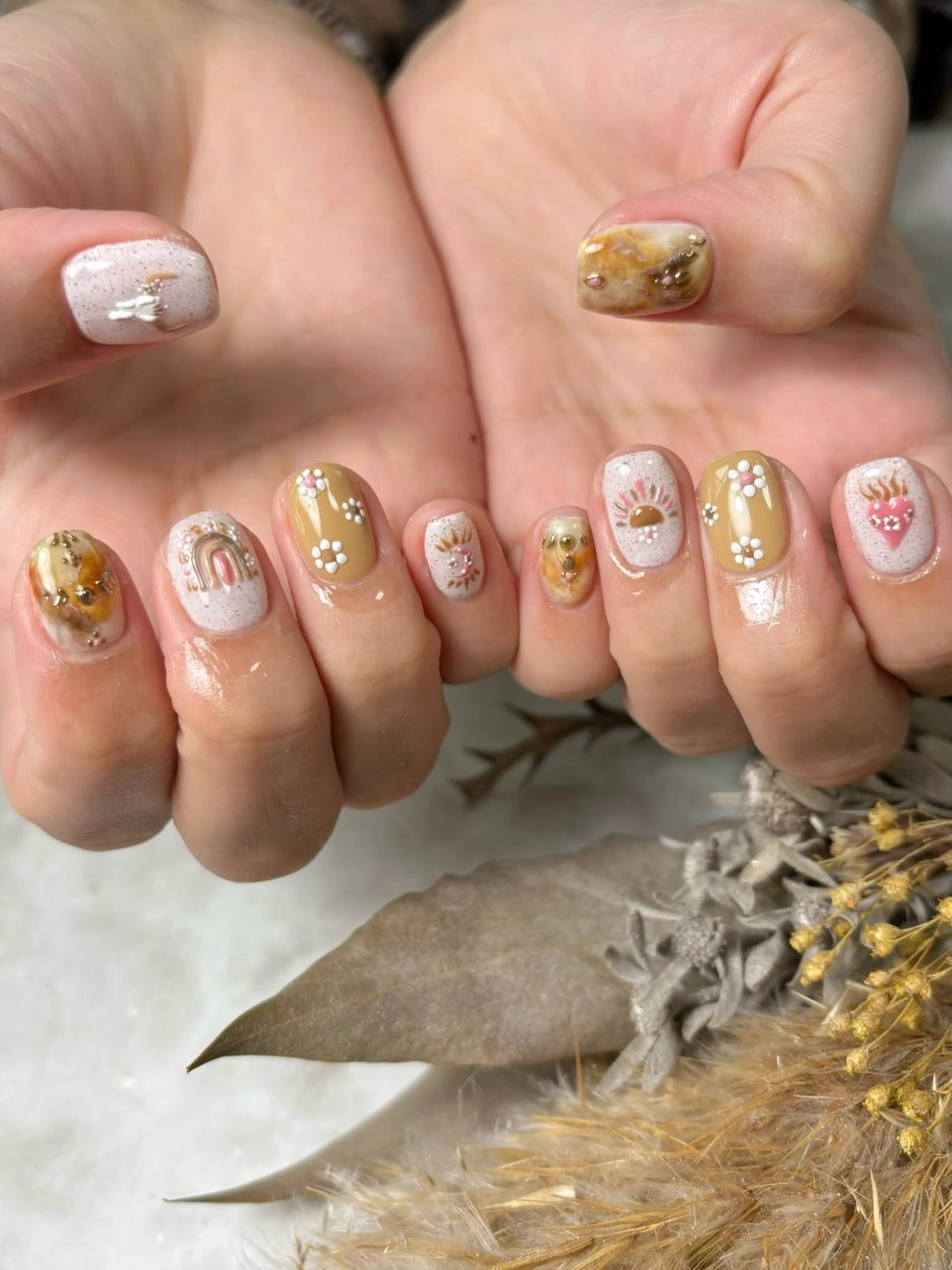 ネイル ハンドネイル Nailsalon E's cafeのネイルデザイン