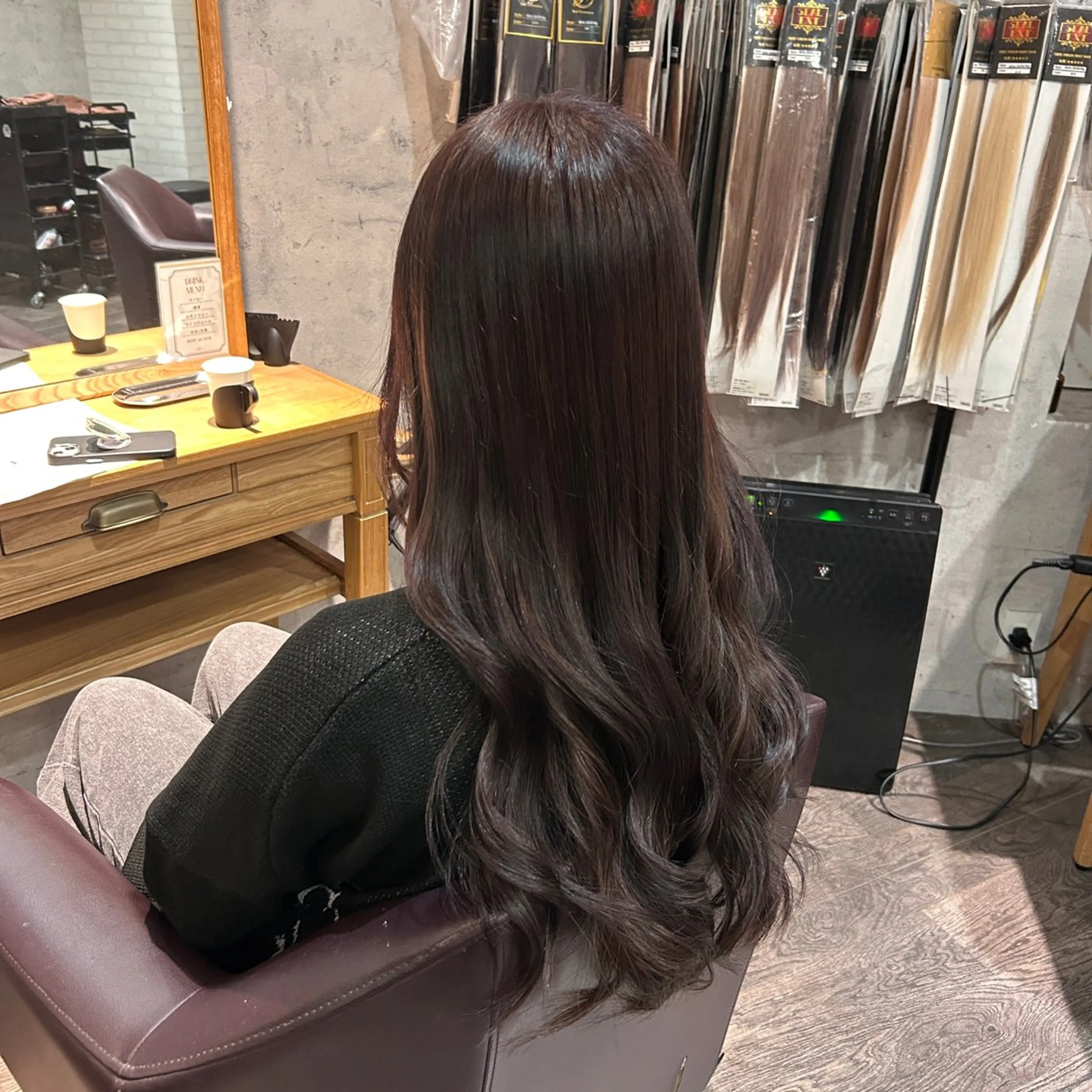 ロング カラー カット ヘアカラー ブリーチ/アレンジ/ 19歳/新宿/アリルのヘアスタイル