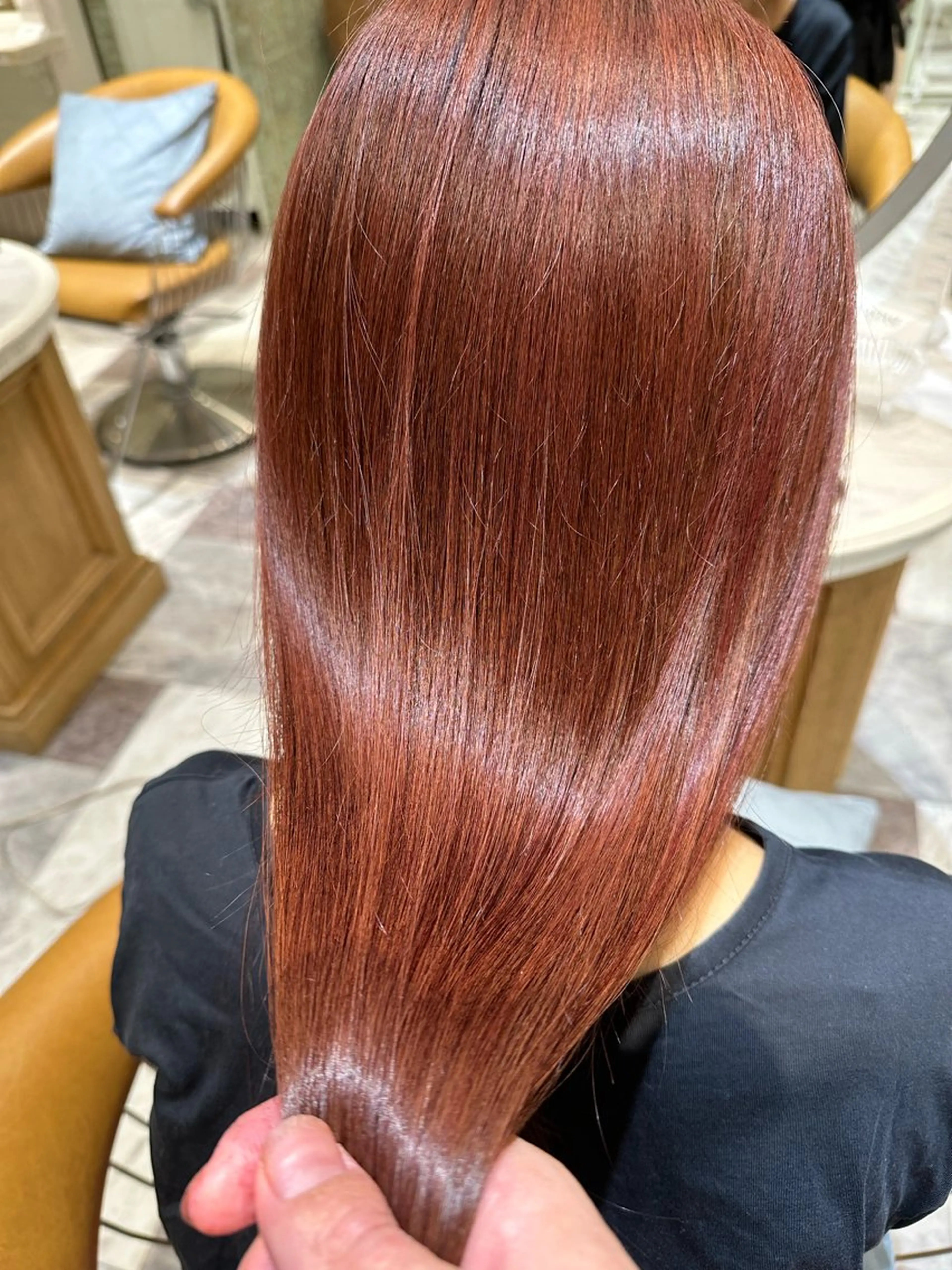 ロング カラー MASHU韓国ヘア/ レイヤー/透明感カラのヘアスタイル