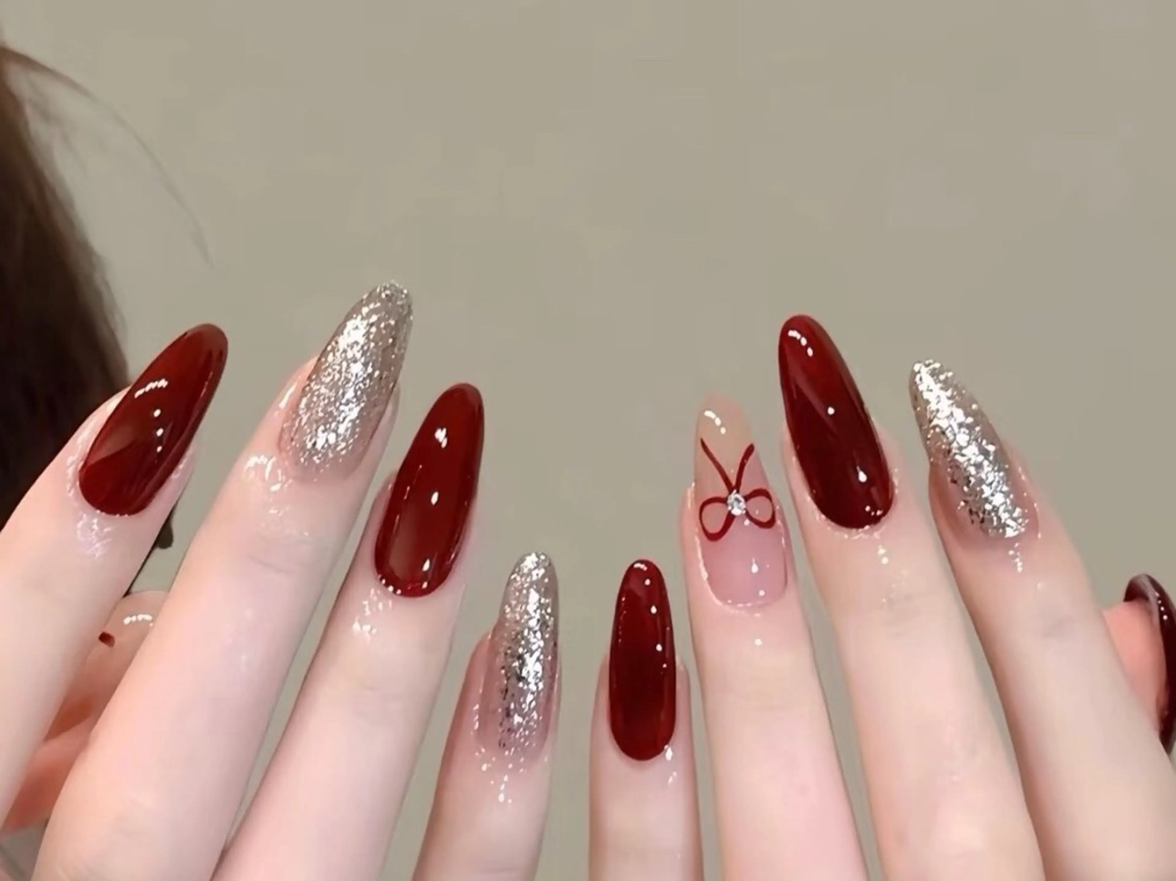 ネイル 長さ出し フットネイル フレンチネイル ジェルネイル ガラスフレンチ More Glam Nailsalon 大宮東口店 ～韓国ネイル・ワンホンネイル・スカルプネイル～所属・大宮 愛のネイルデザイン