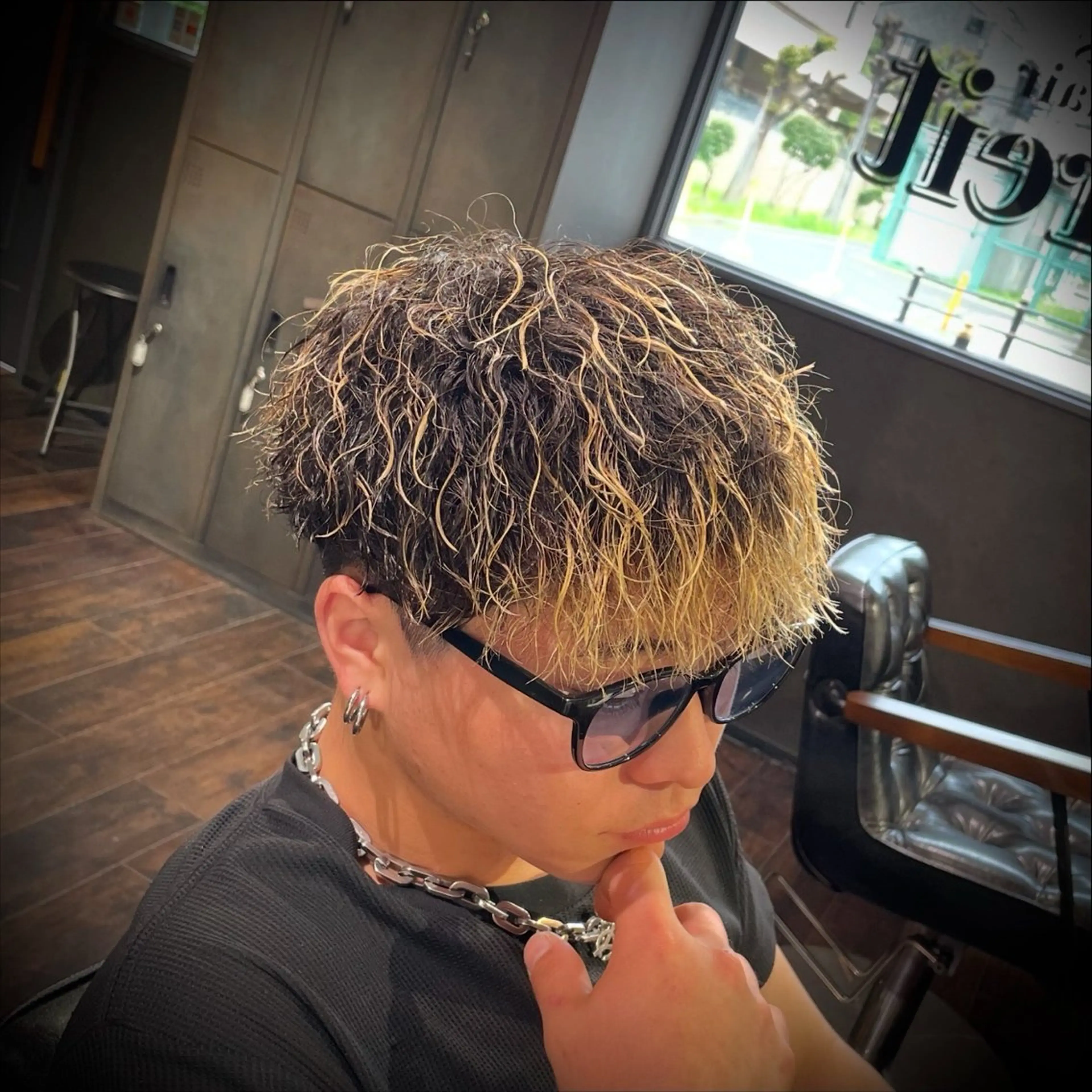 ⛓️【✂️カット&🟡メッシュ&🌀パーマ】⛓️の写真