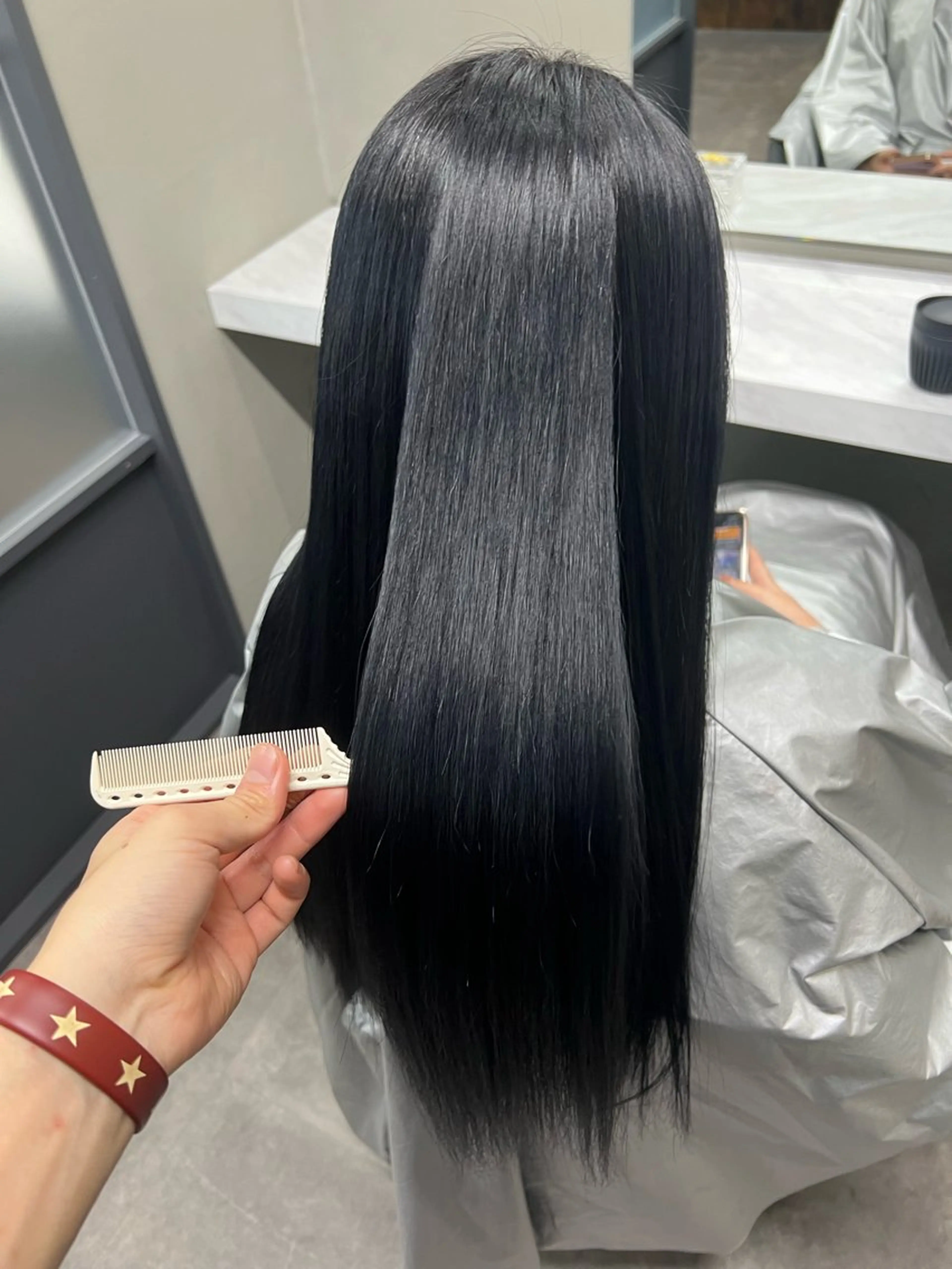 ロング カット ヘアカラー トリートメント 小顔カット/髪質改善 /  店長 河井雄貴のヘアスタイル