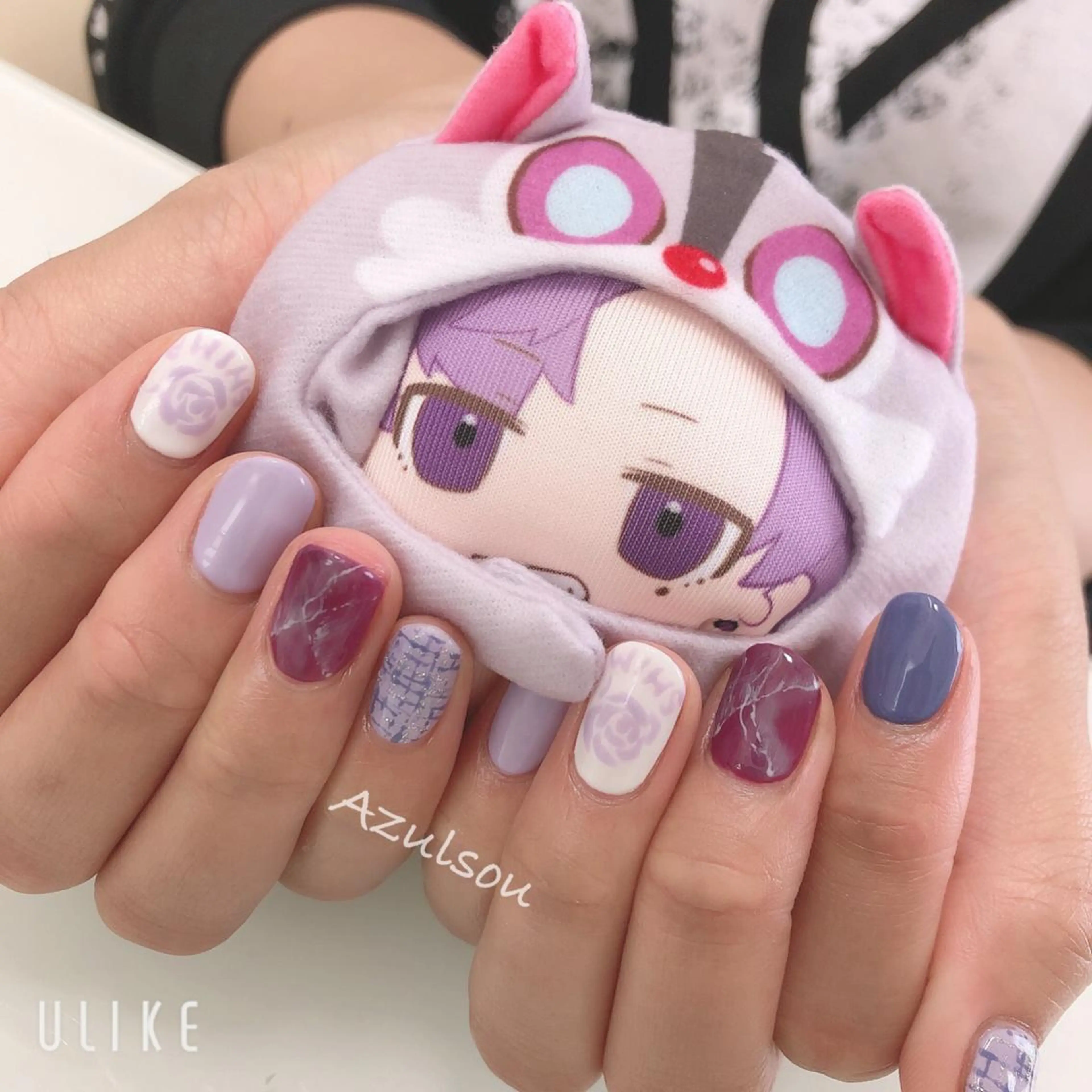 ネイル ジェルネイル 韓国ネイル ミラーネイル 持ち込み ニュアンスネイル Azulsou 廣川愛のネイルデザイン