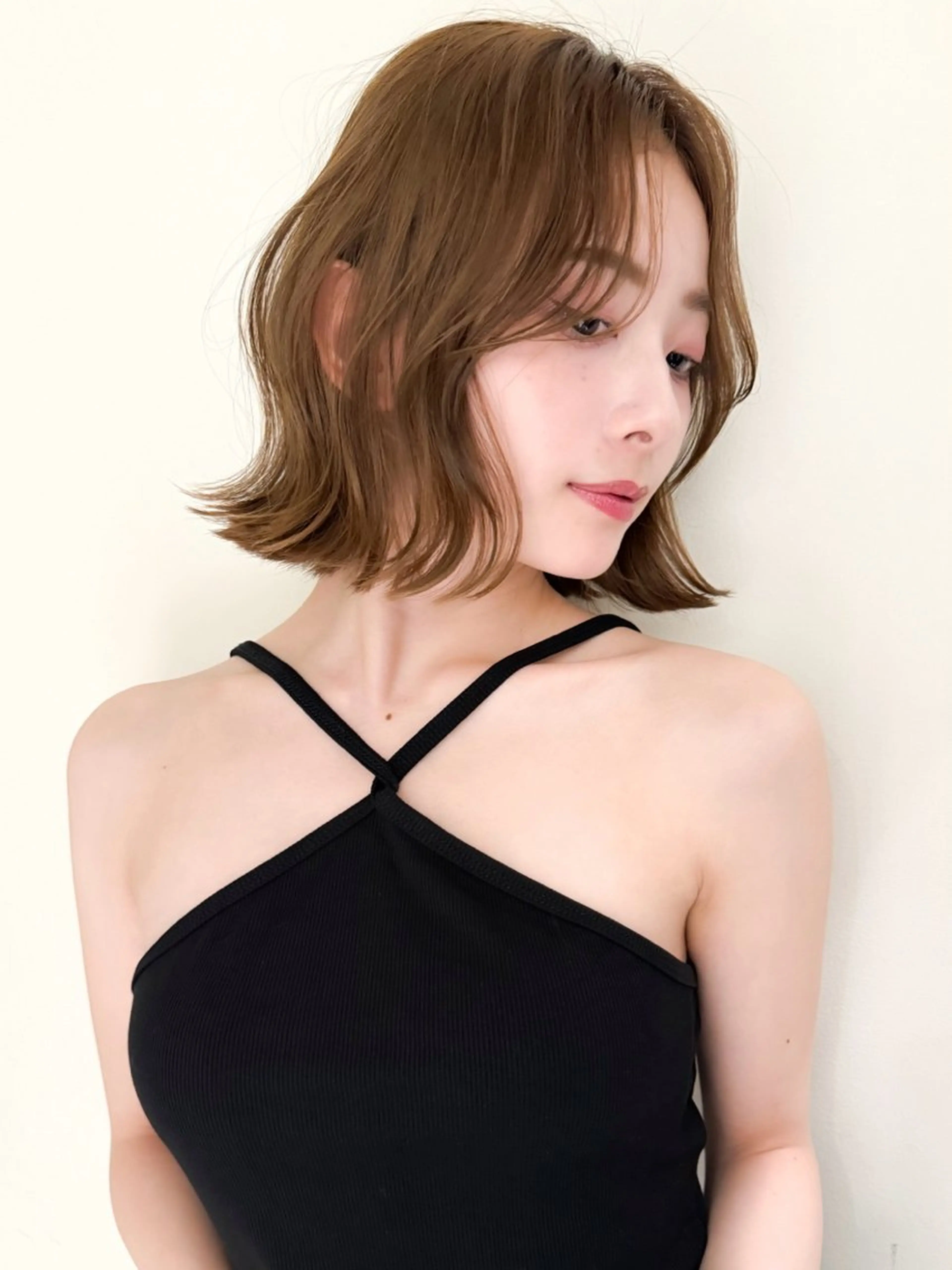 ショート カラー ボブ 小顔ボブ jilblanカホのヘアスタイル
