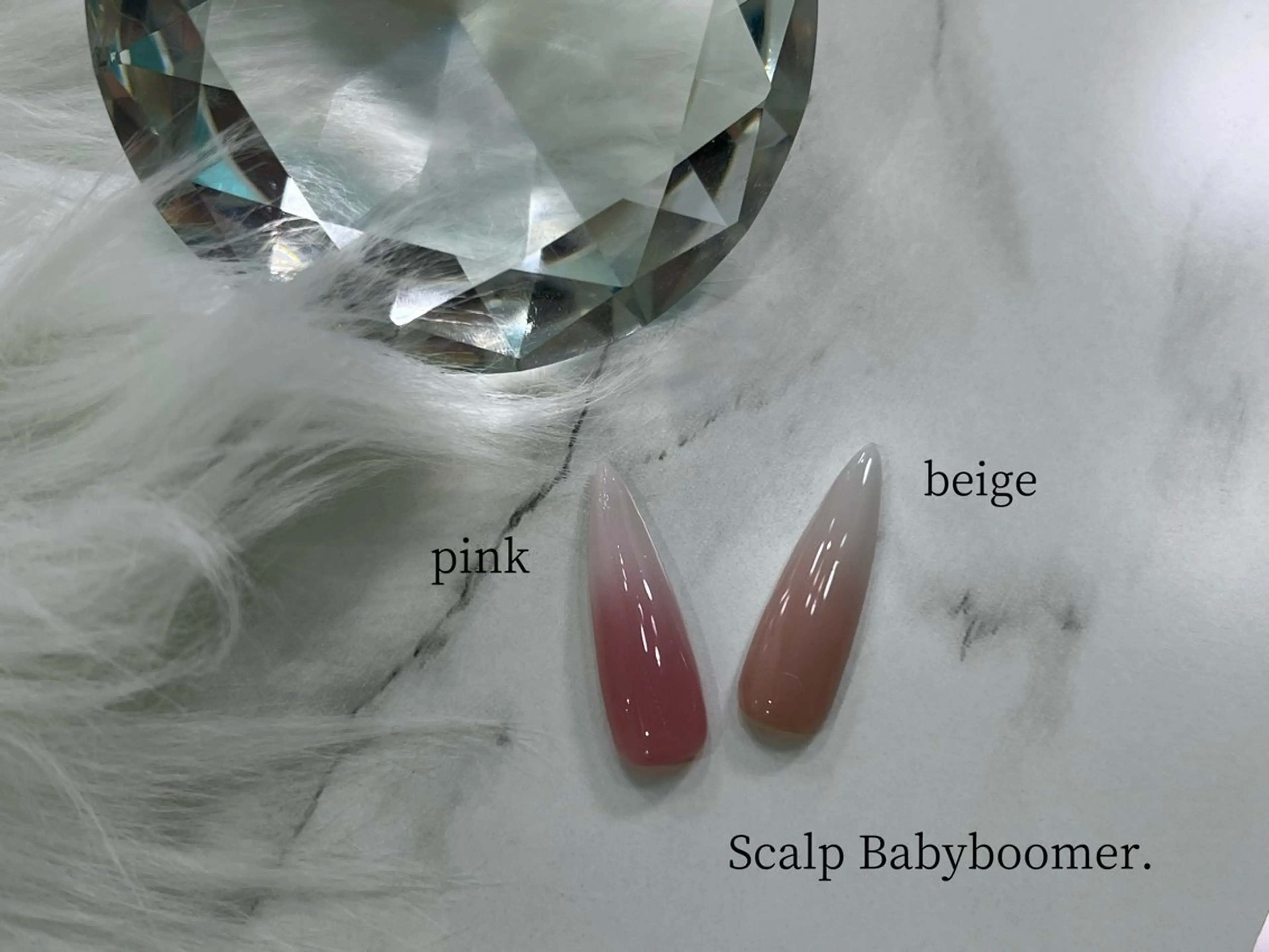 ネイル ピンク スカルプネイル ハンドネイル Mermaid Nailのネイルデザイン