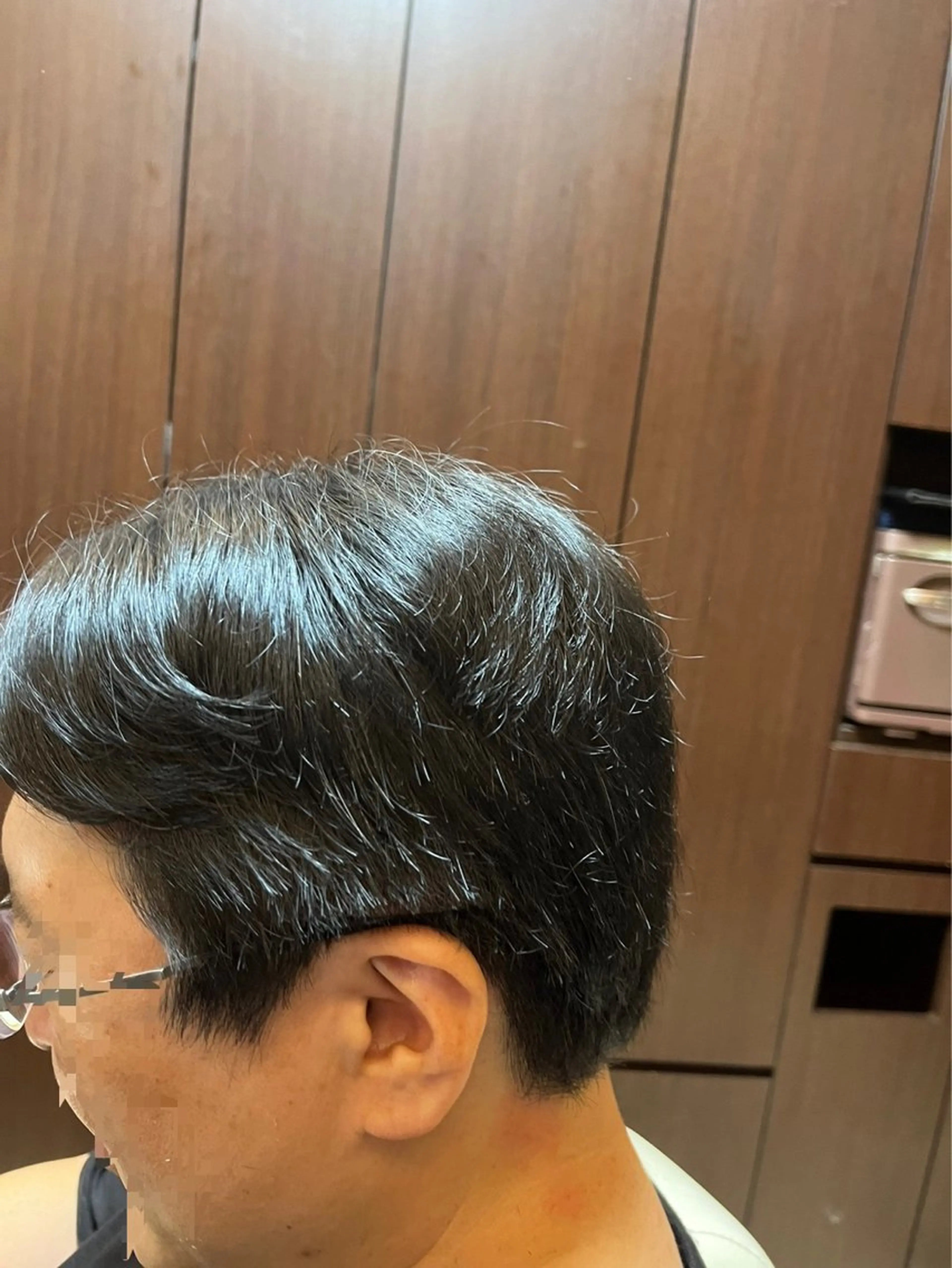 刈り上げないスタイルの写真