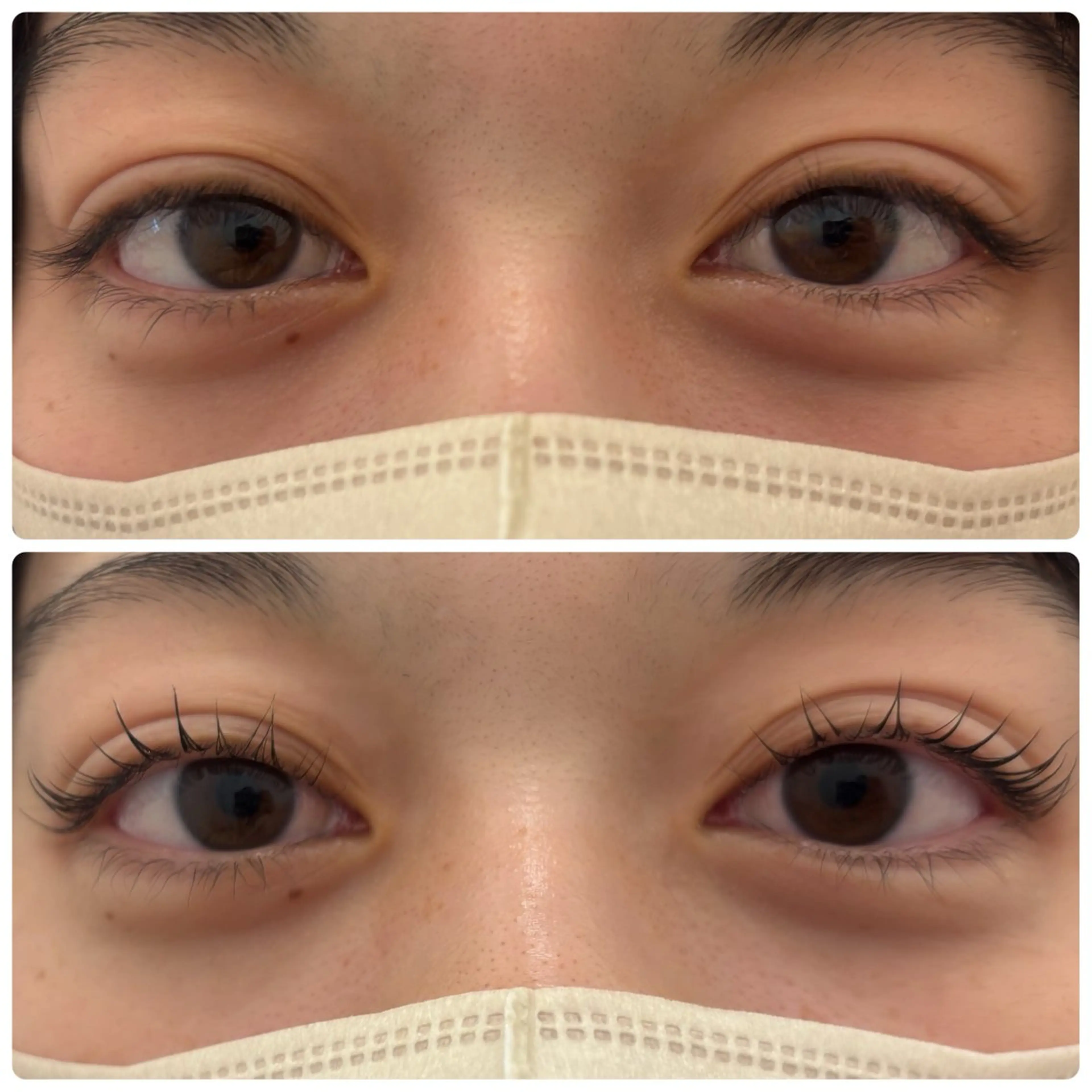 【1ヶ月以内の再来限定】まつ毛パーマ+長持ち美容液コーティング◎の写真