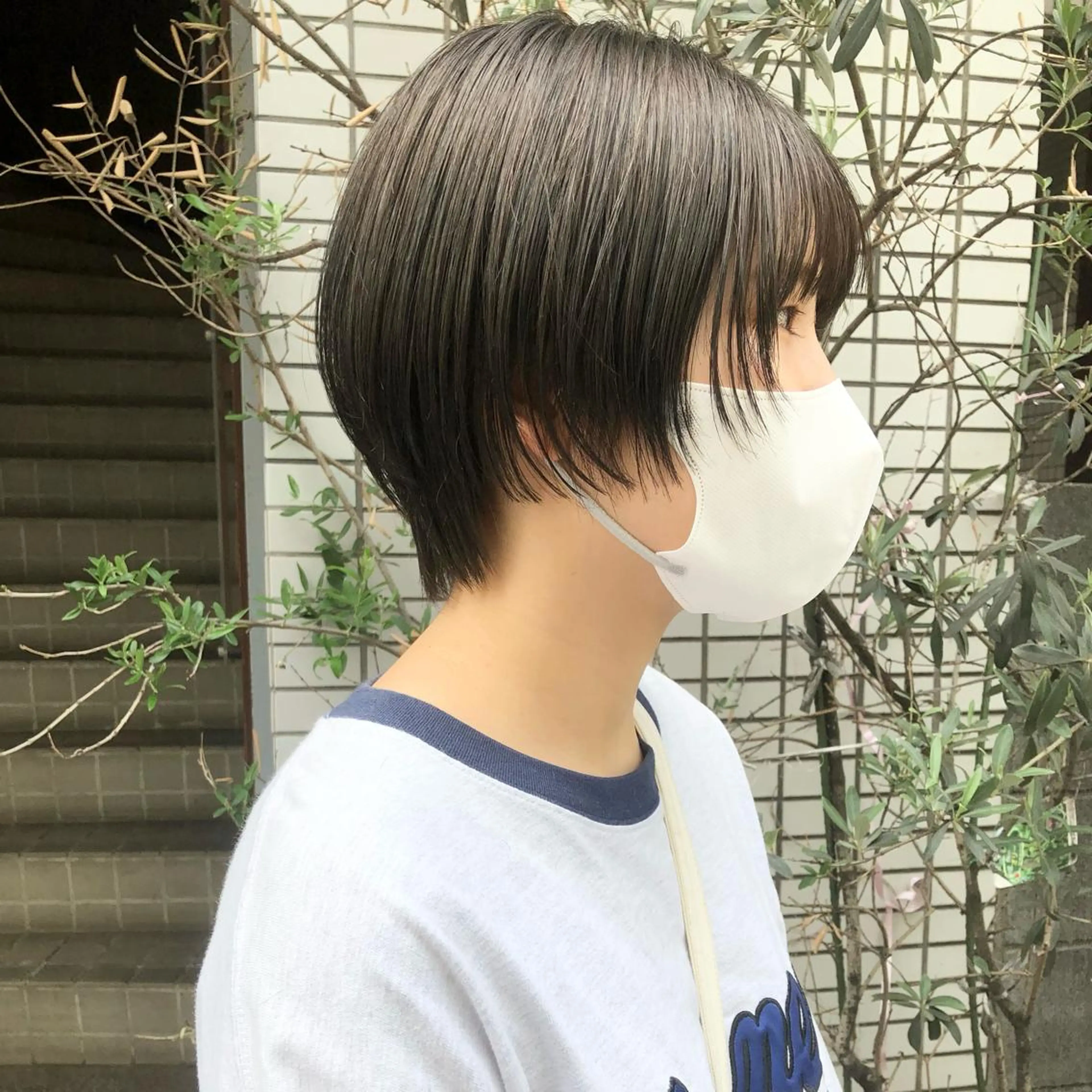 ショート カラー ボブ ショートヘア カット ハイトーン/ブリーチ 似合せカット/パーマのヘアスタイル