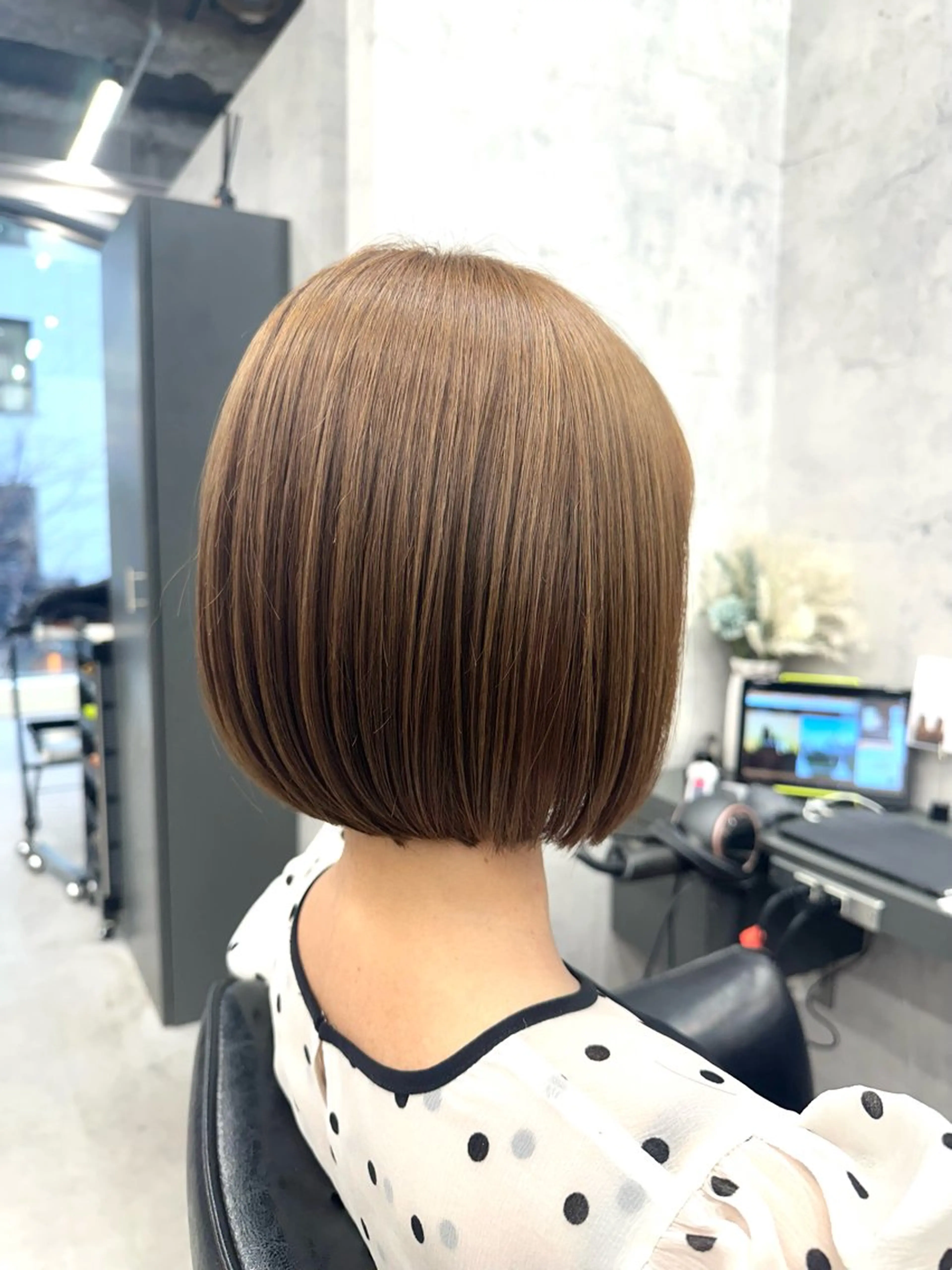 ショート Misora/ボブ/ レイヤー/艶カラーのヘアスタイル