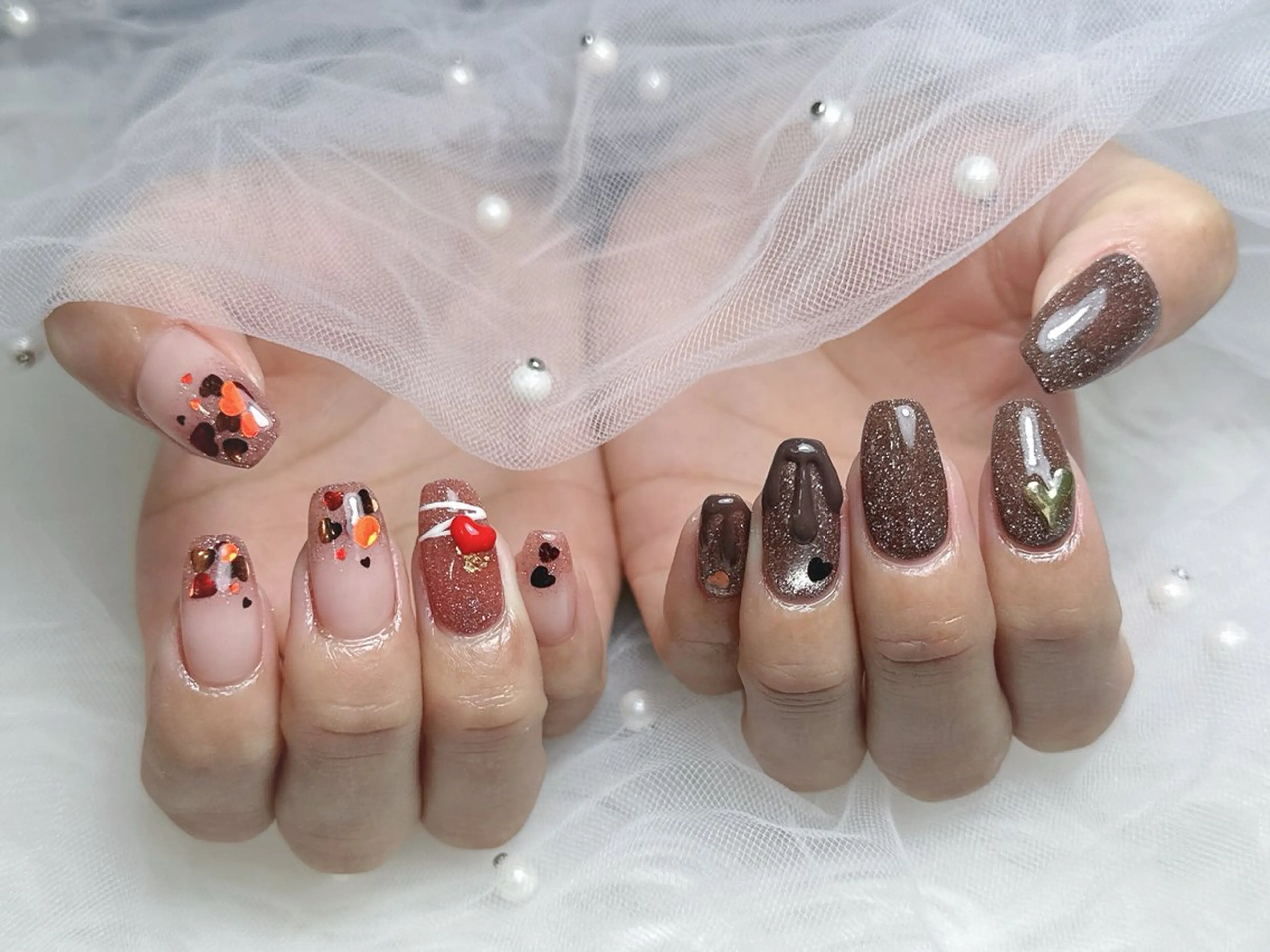 ネイル 【Eclat ｴｸﾗ】nail＆beauty所属・Eclat〔ｴｸﾗ〕 MOEKA𝜗𝜚*のネイルデザイン