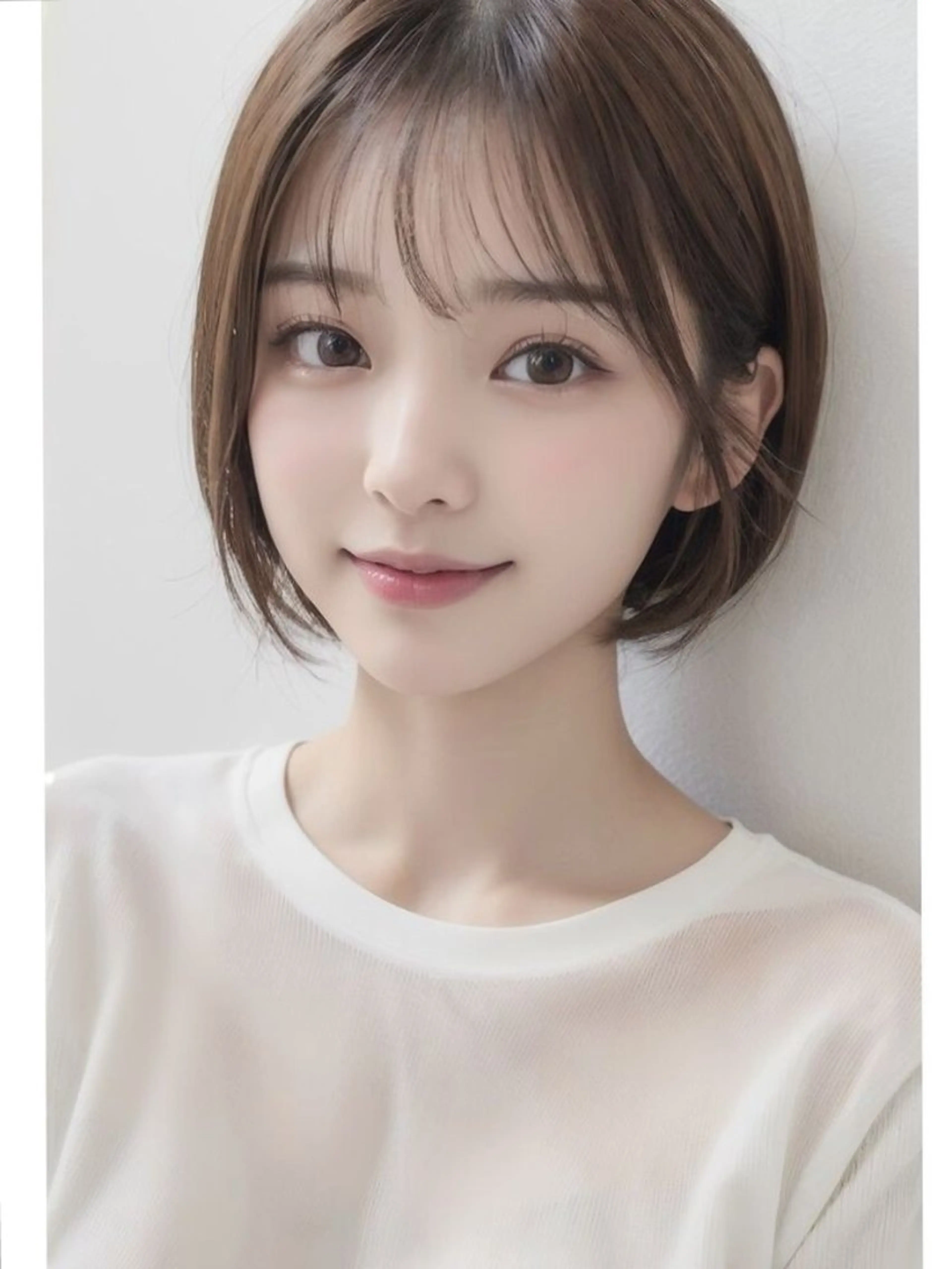 ミディアム カラー ショートボブ ボブ ヘアカラー トリートメント SOYON豊田市駅店所属・髪質改善/ 上村旺武のヘアスタイル