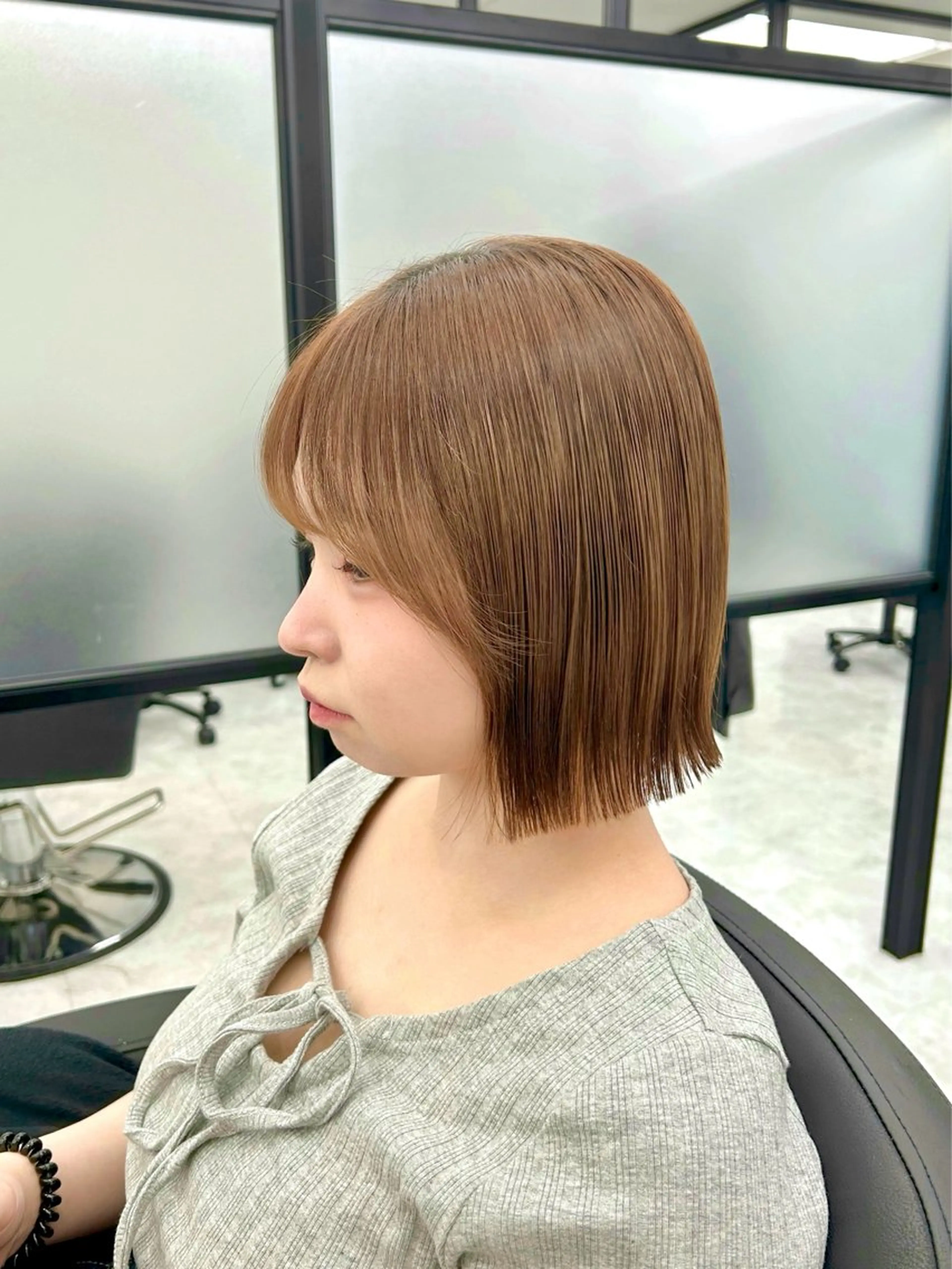 ミディアム F.所属・miku 🍑髪質改善サロンのヘアスタイル