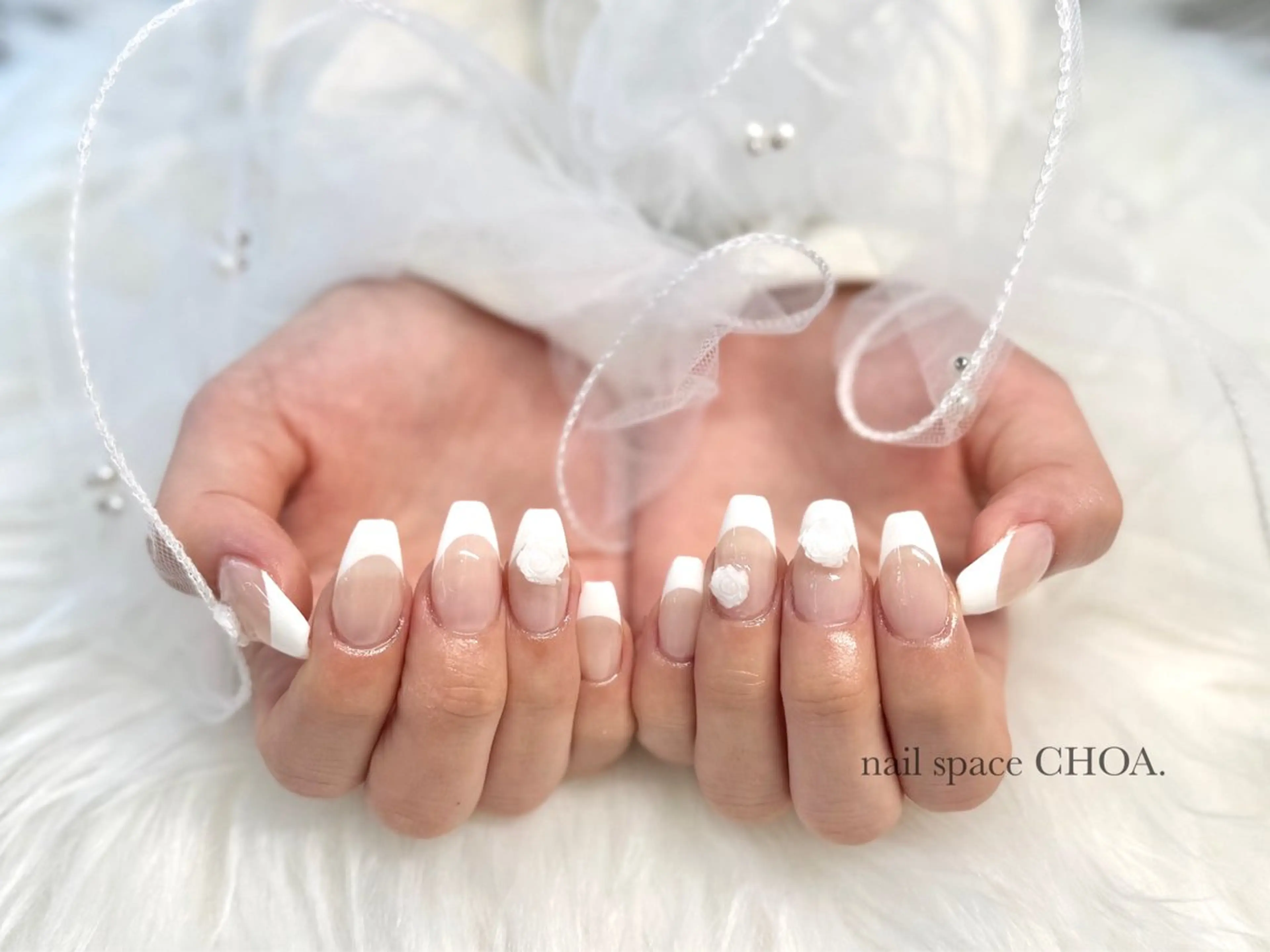 ネイル フレンチネイル nail choa.のネイルデザイン