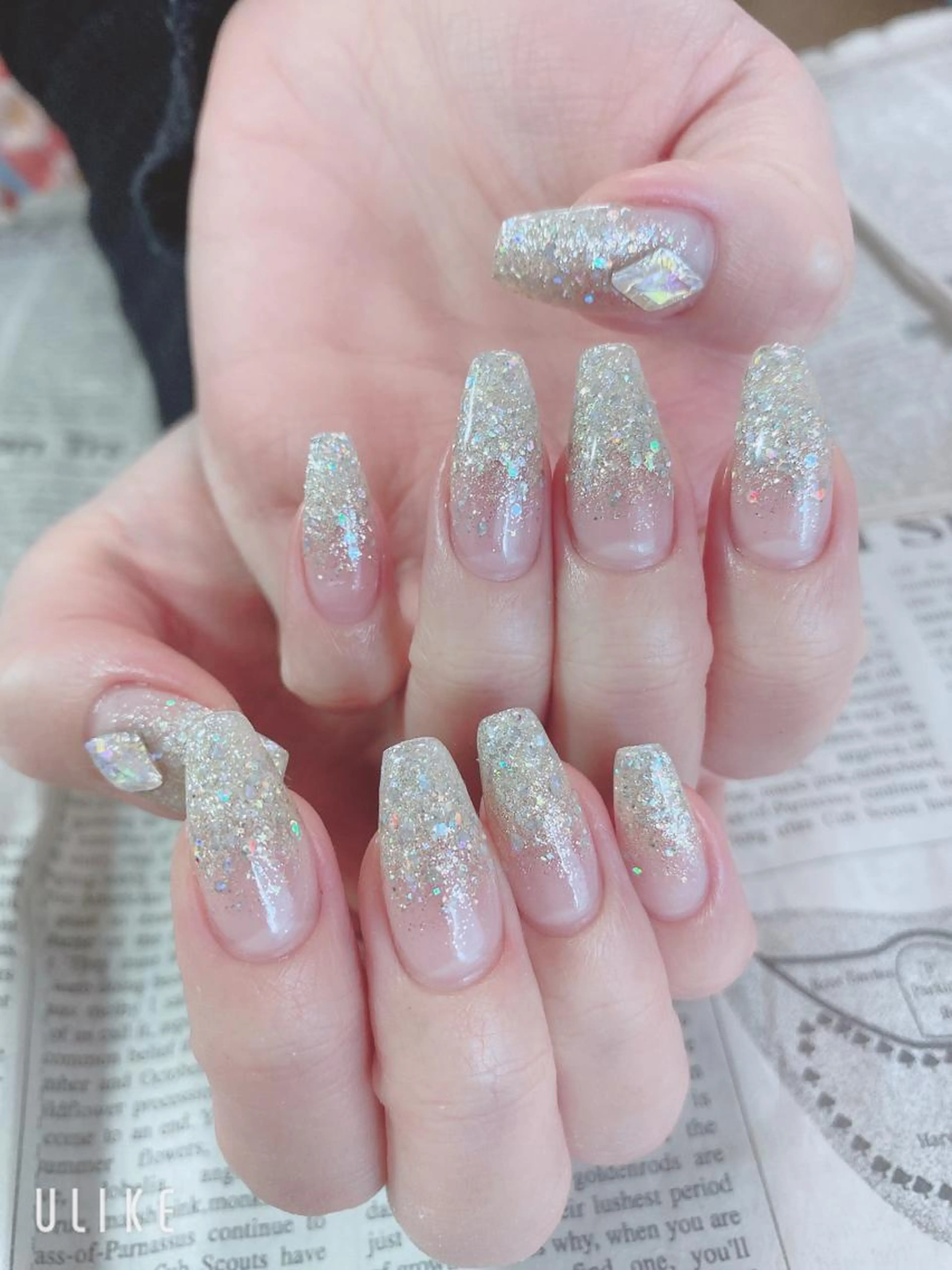 ♡ラメグラデーション♡の写真