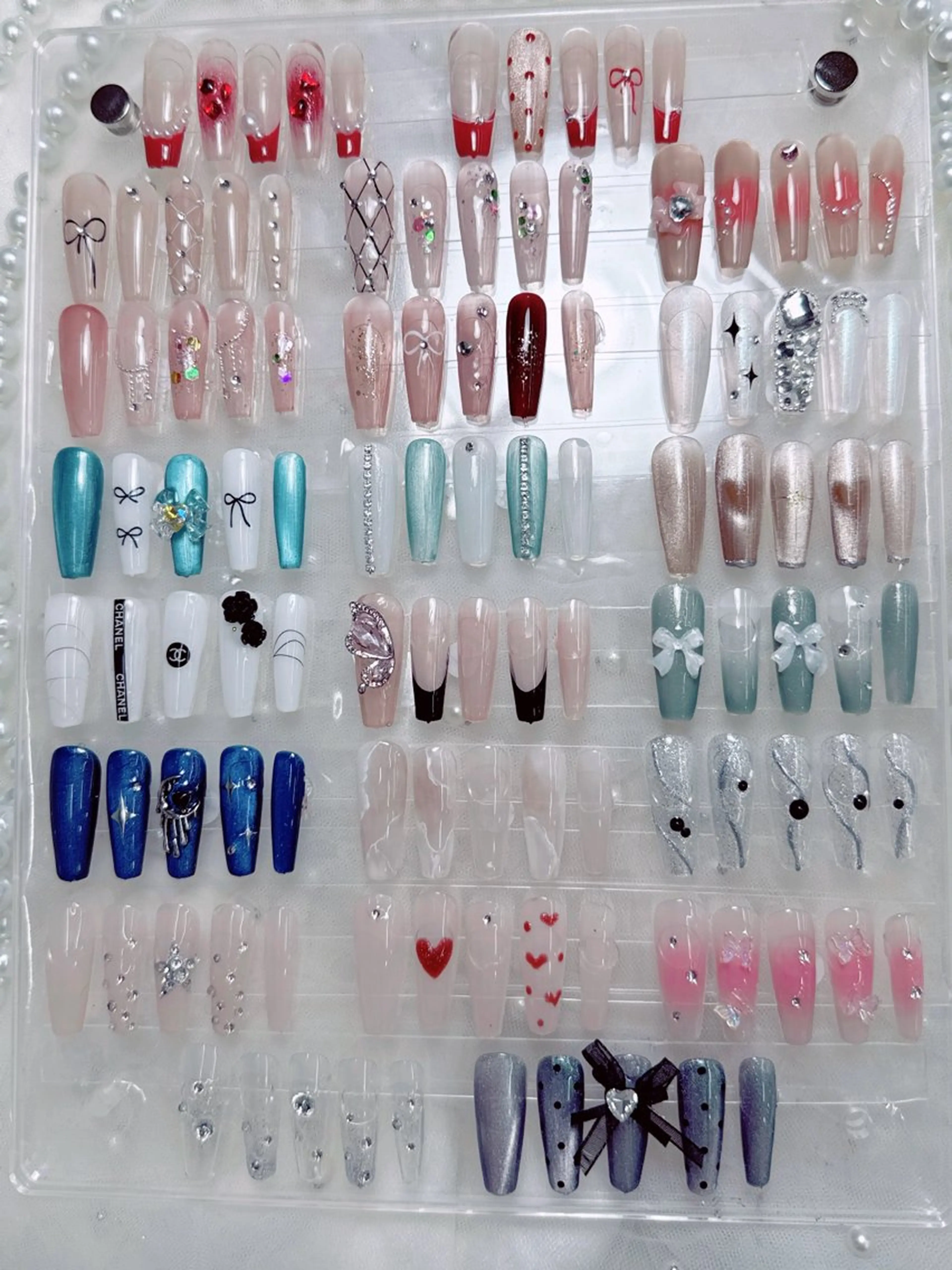 チップスカルプ長さだし込みワンホン定額ネイルの写真