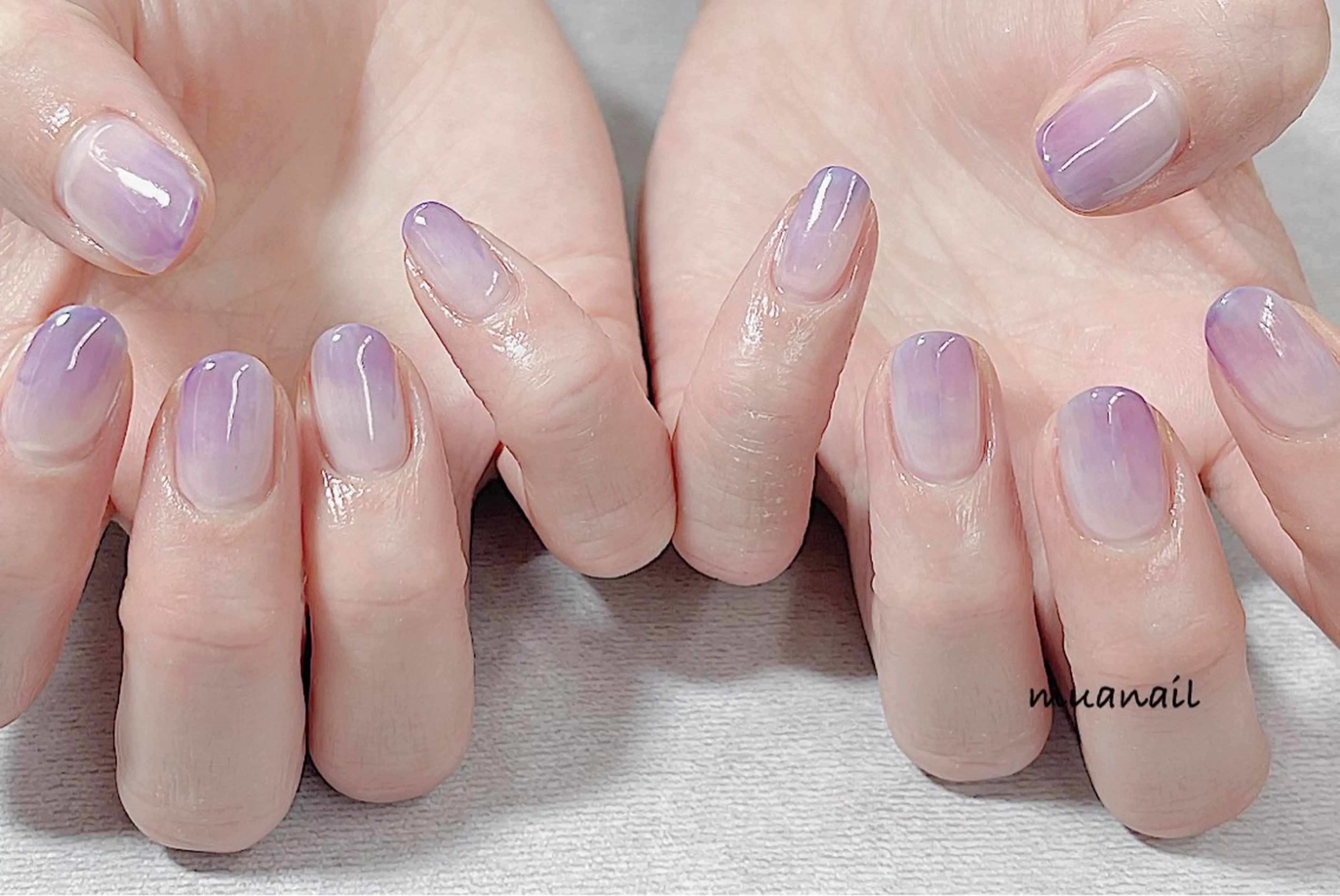 ネイル ブルー 春ネイル ハンドネイル mua nail mikiのネイルデザイン