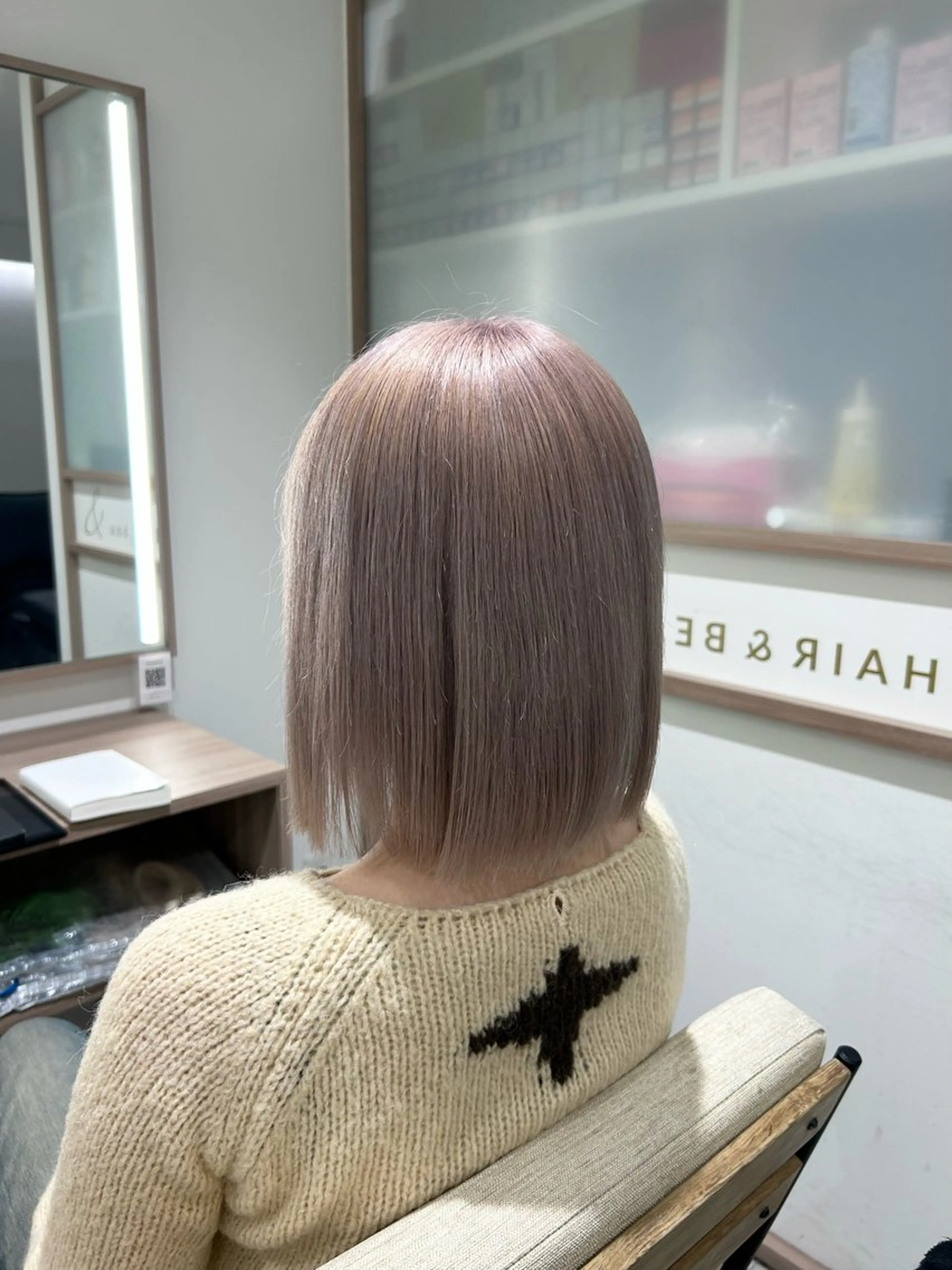 セミロング カラー カット ヘアカラー 🎀透明感カラー🎀 mikaのヘアスタイル