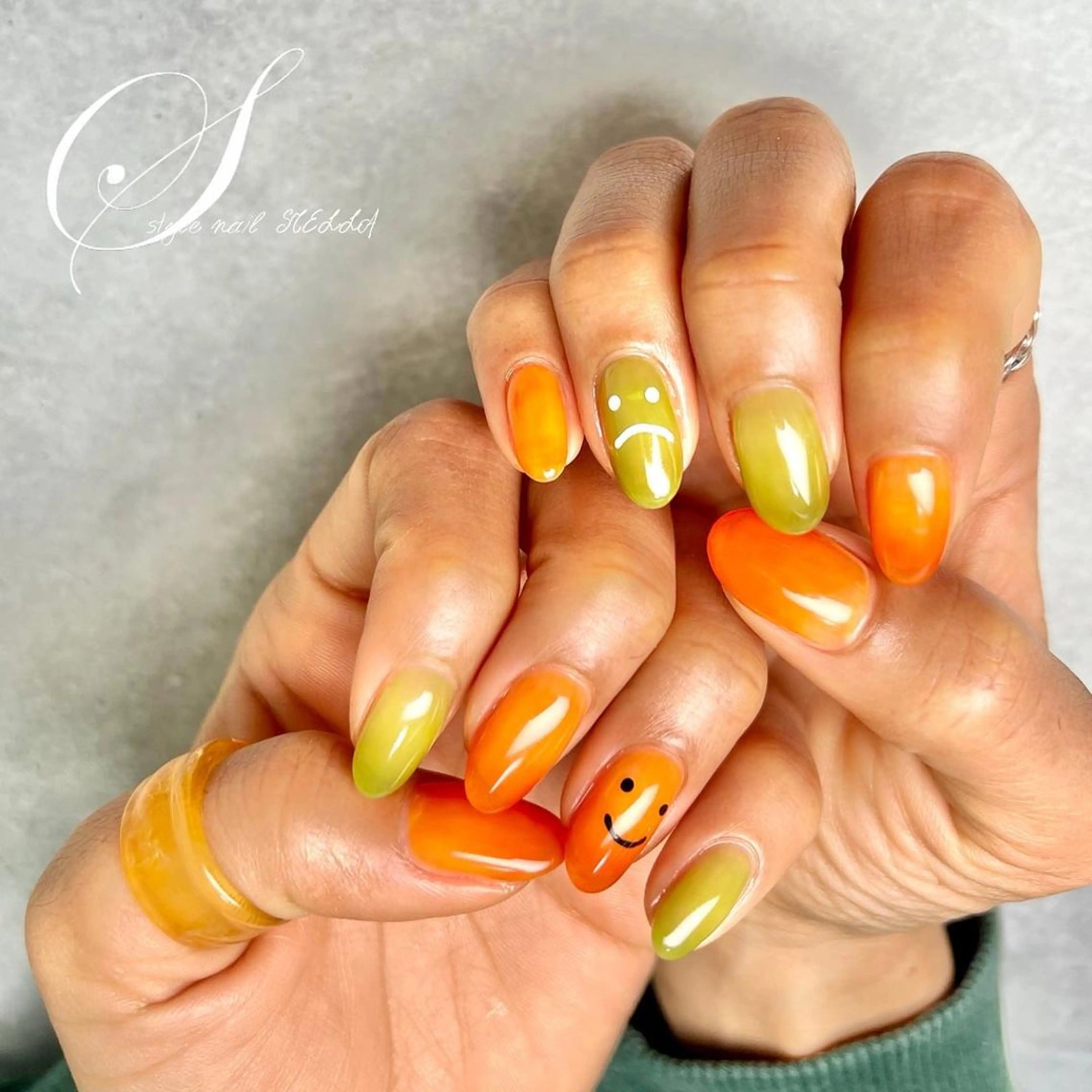 ネイル アートネイル ジェルネイル 持ち込み ワンカラーネイル シンプルネイル ハンドネイル ステラ marikominoのネイルデザイン