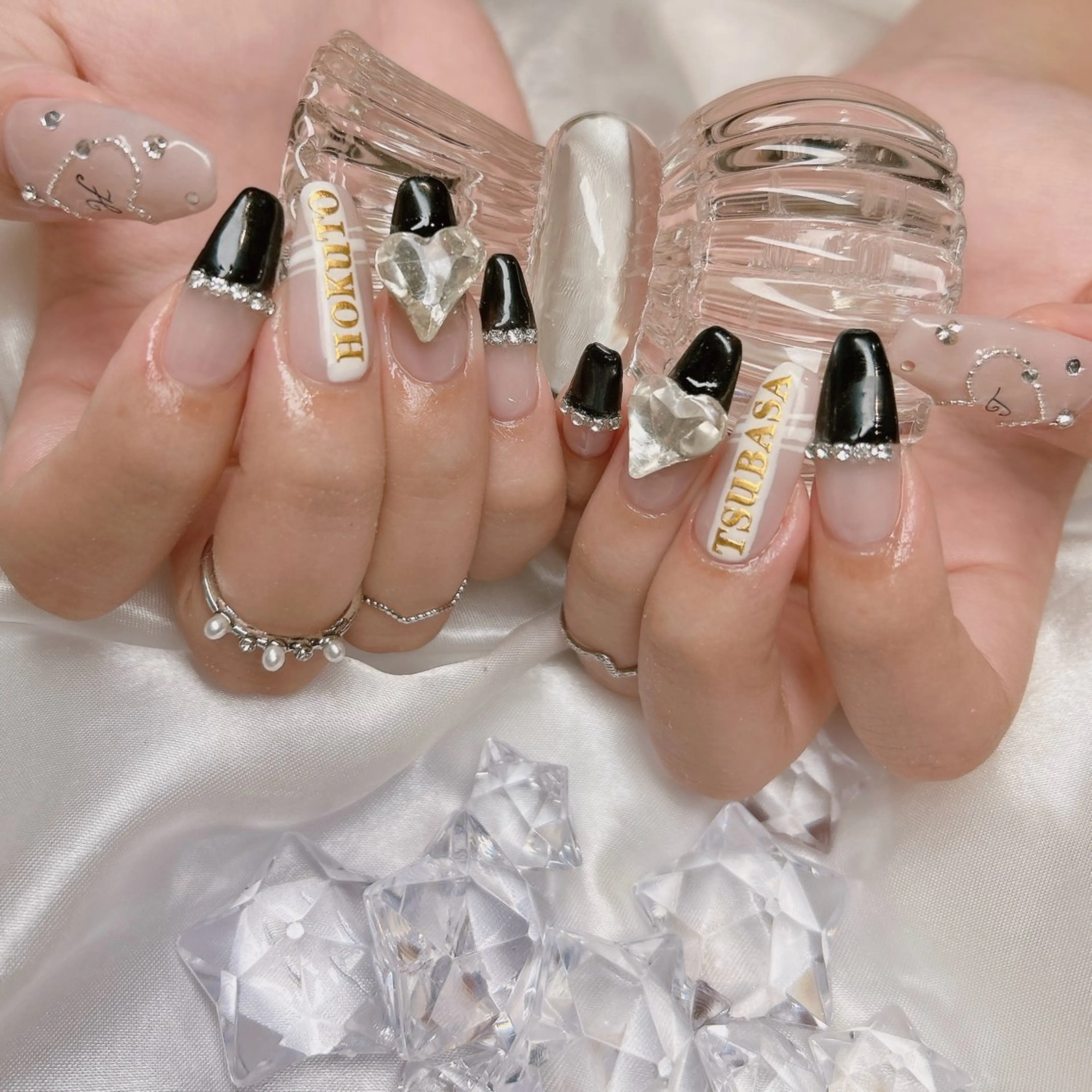 ネイル ハンドネイル junna のぞいてねのネイルデザイン