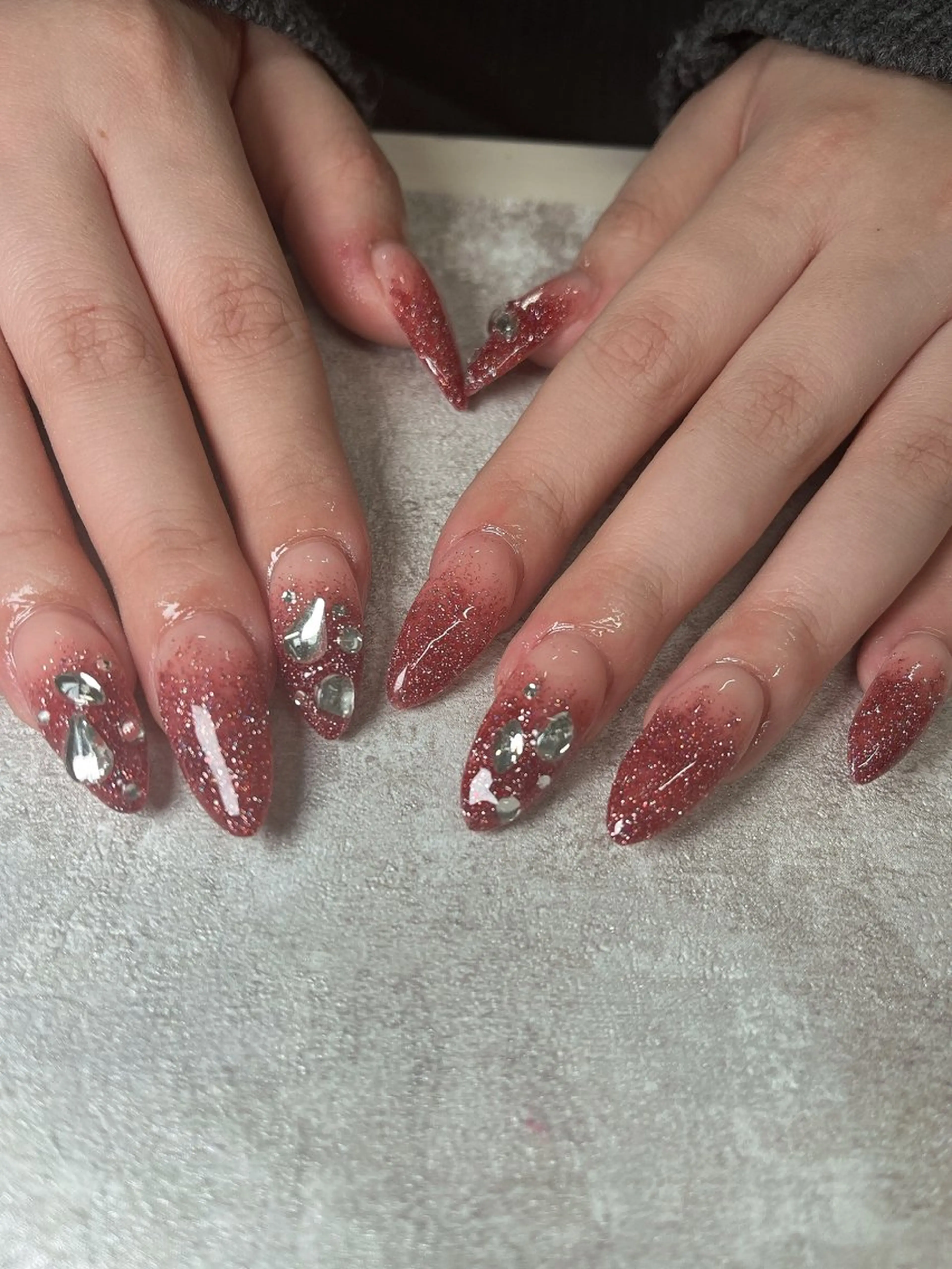 ネイル フラッシュネイル ラメ(グリッター) HaL NaiLのネイルデザイン