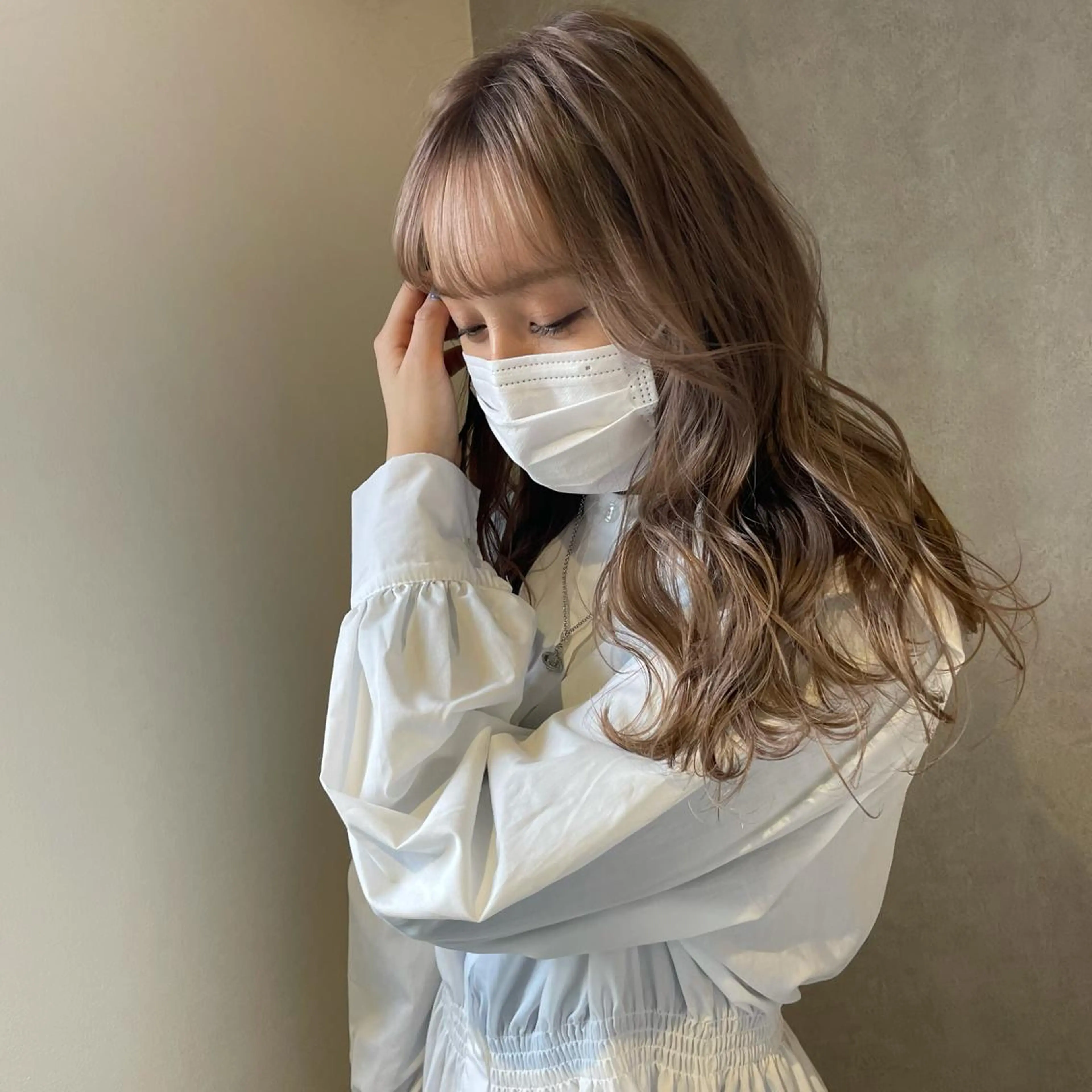 カラー ベージュカラー ラベンダーカラー Maisie所属・ヘアアレンジ/ 暖色🩵hazukiのヘアスタイル