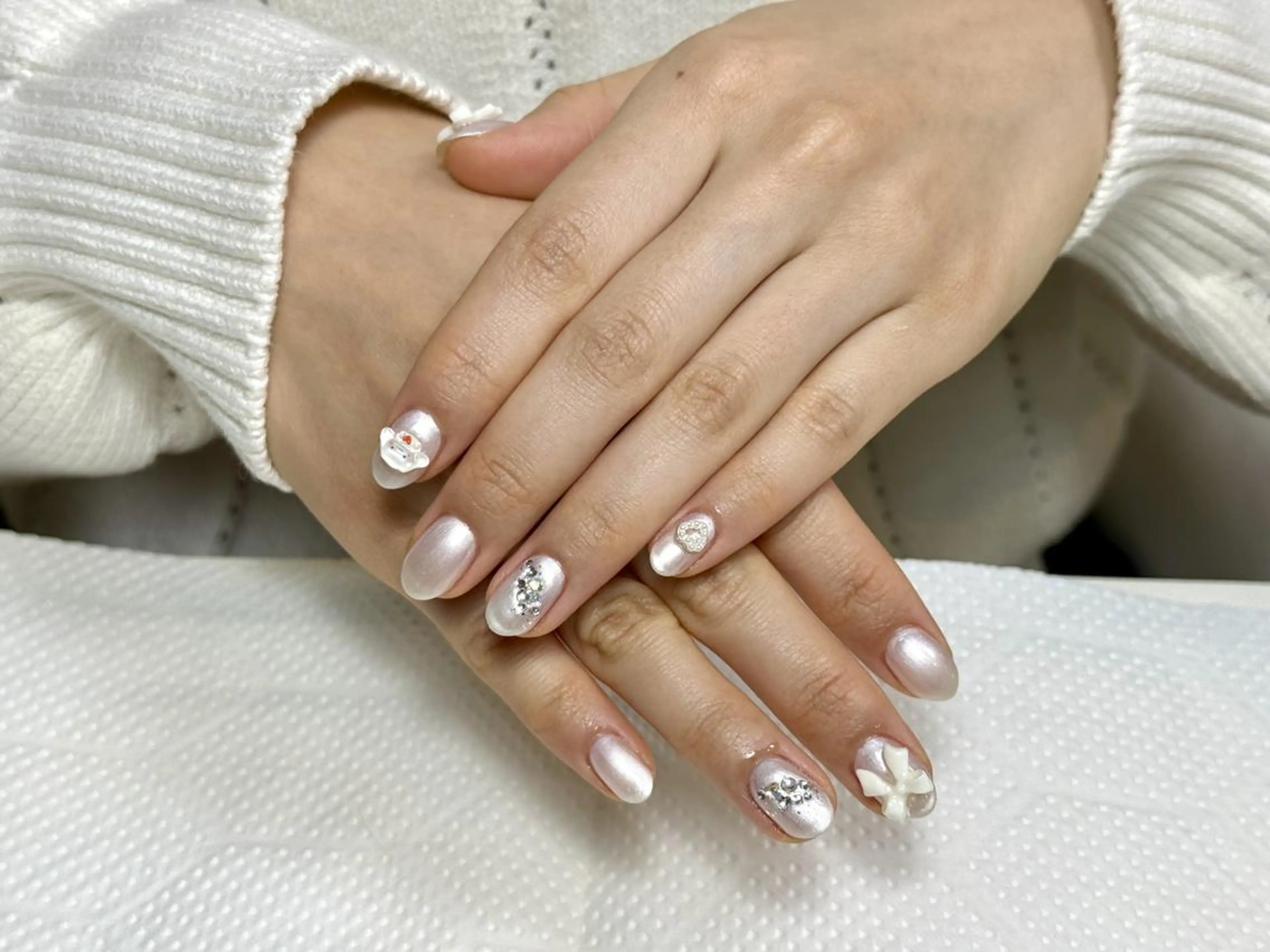 ネイル ハンドネイル Elegantbea utyミクのネイルデザイン