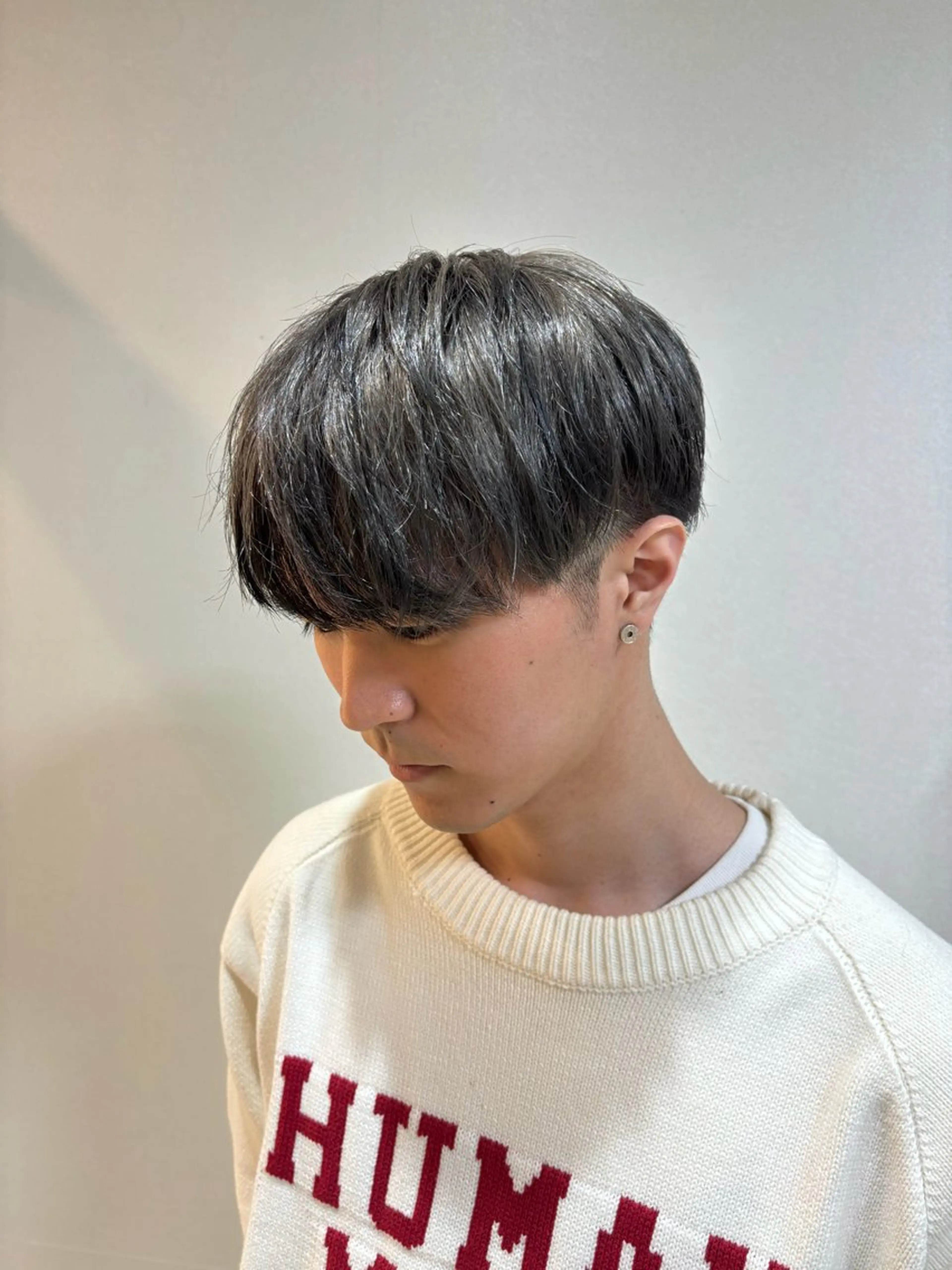 ショート カラー メンズ グラデーションカラー 札幌パーマ 髪質改善/後藤海音のヘアスタイル