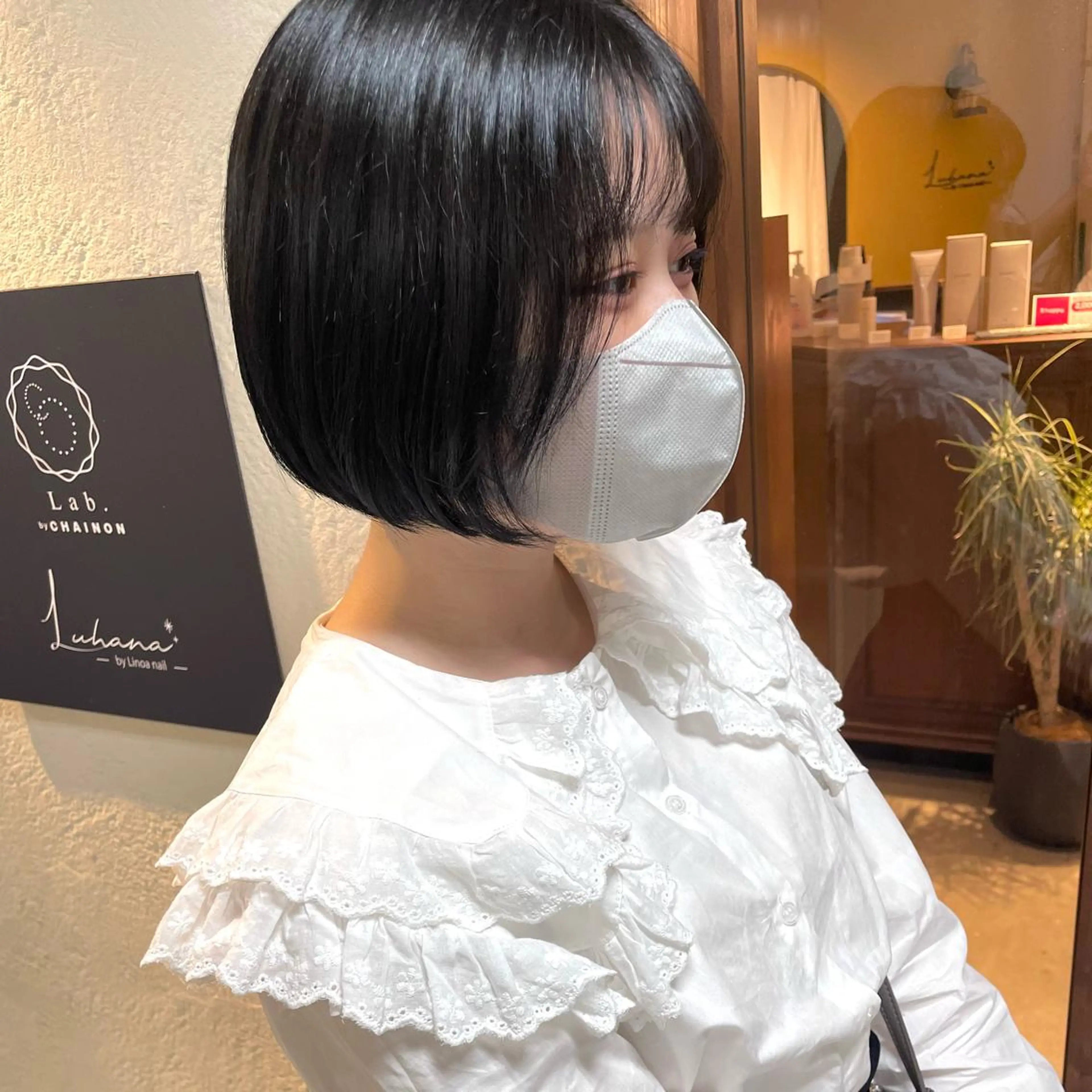 ショート カラー パーマ ヘアアレンジ メンズ マツエク・マツパ テラ mimi.3c'sのマツエク・マツパデザイン