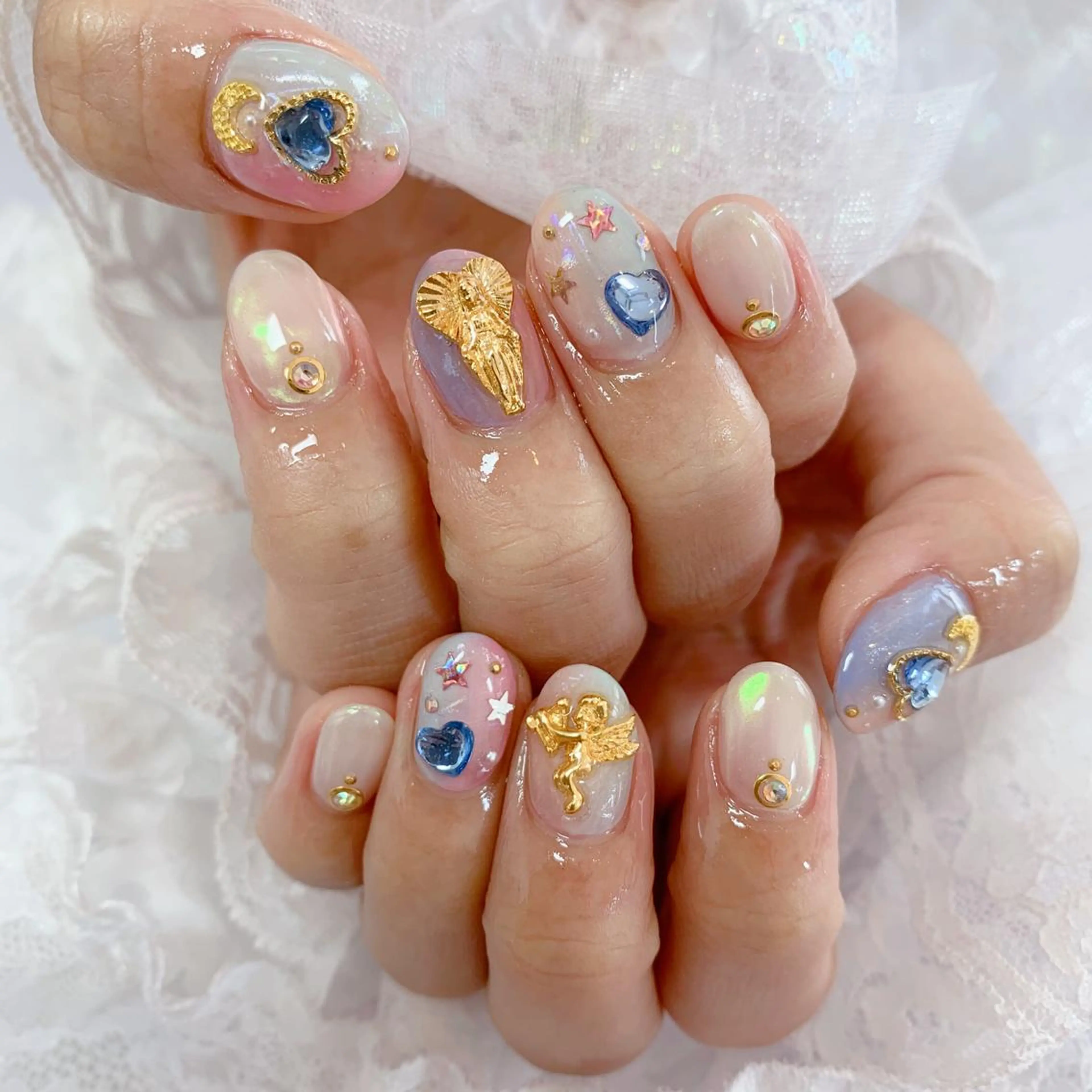 ネイル La neige* yuki 🥯🍑のネイルデザイン