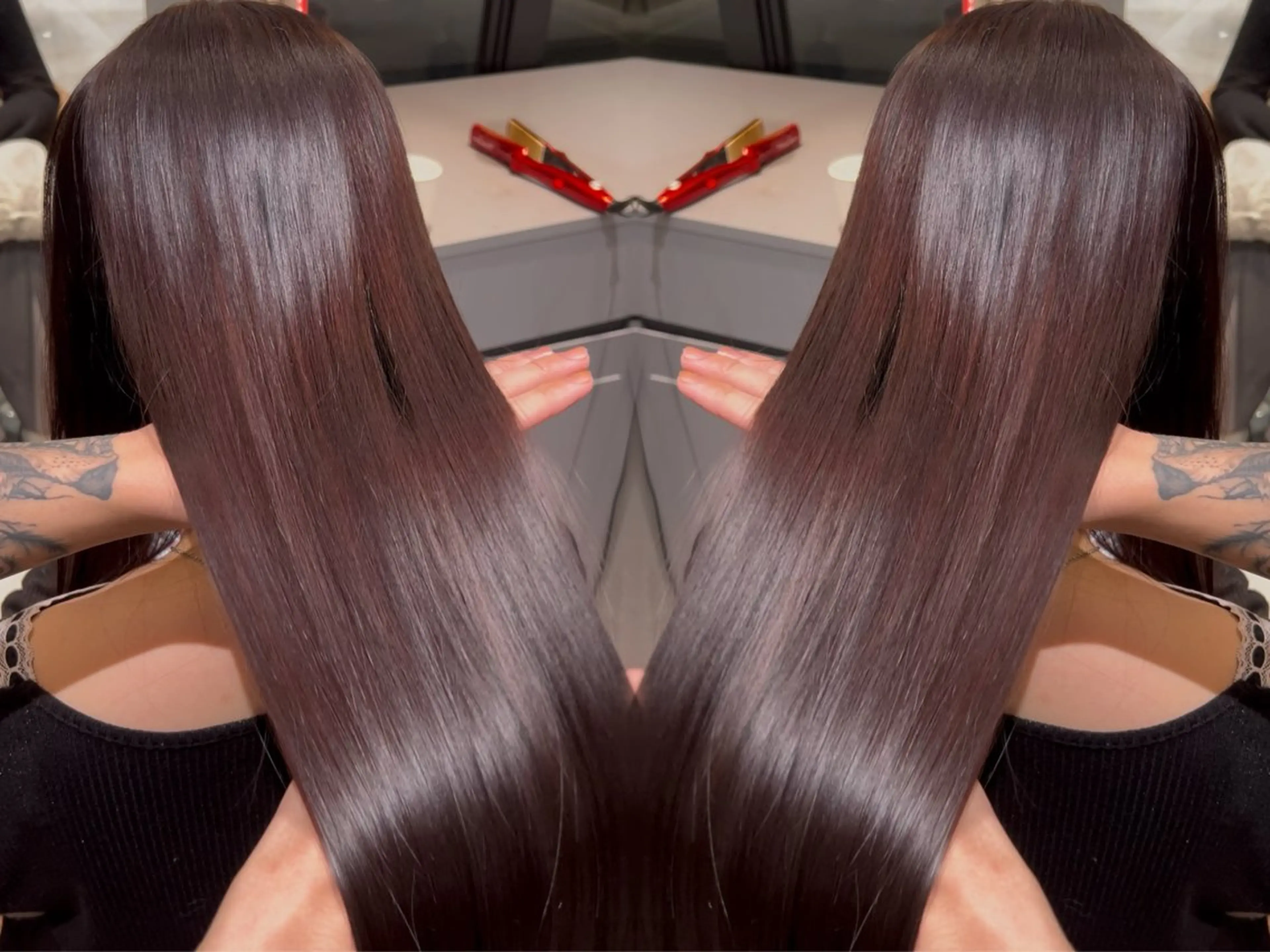 ロング カラー ヘアカラー トリートメント ハイトーン×透明感 たけるのヘアスタイル