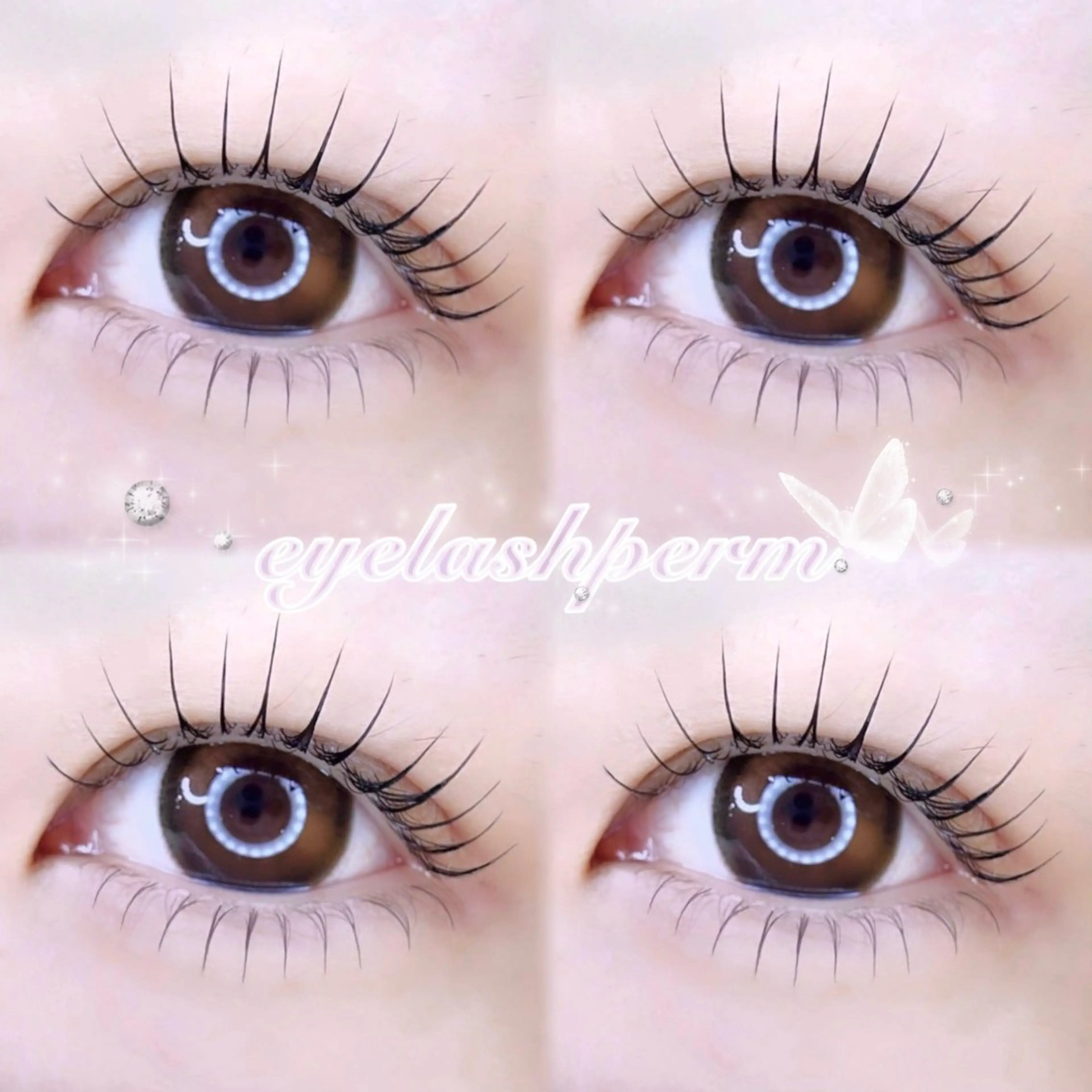 マツエク・マツパ ナチュラル 下まつげエクステ 一重×まつ毛パーマ マツパ Ange.アンジュ 平本咲来のマツエク・マツパデザイン