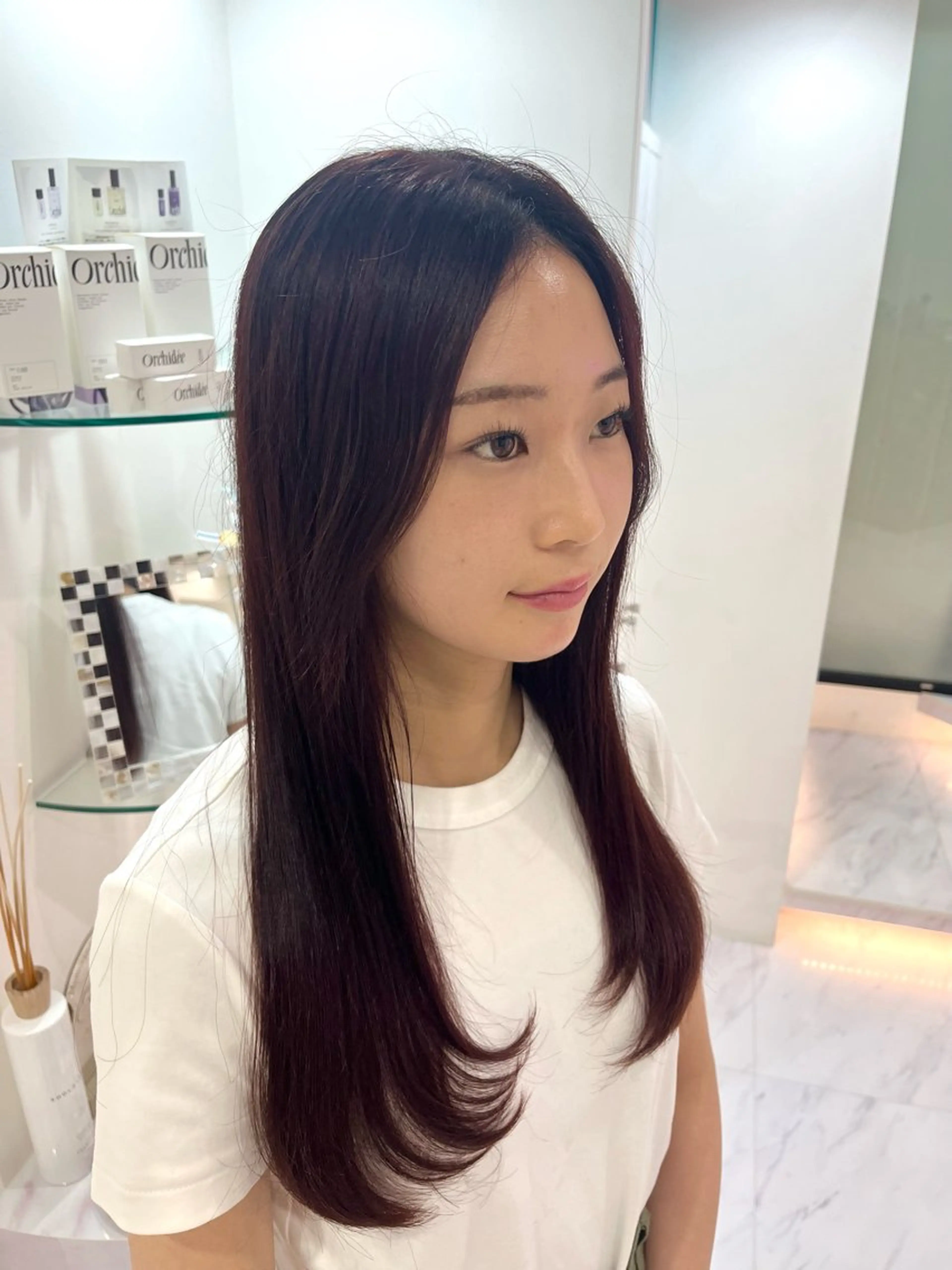 ロング カラー カット ヘアカラー MONA HARUNA💫のヘアスタイル