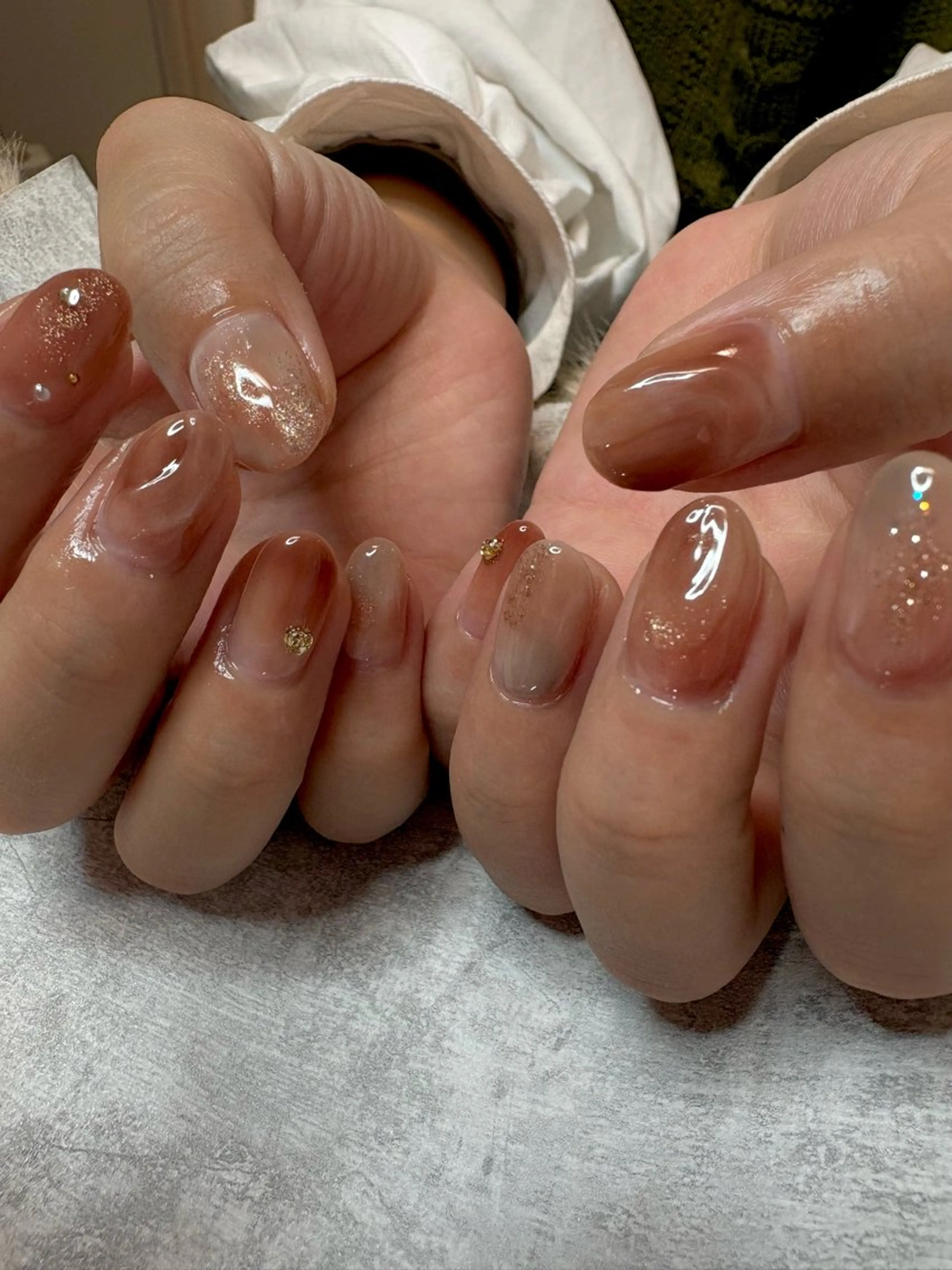 ネイル 持ち込み ニュアンスネイル BEAUTY GARDEN 【nail salon unseul】所属・nana .のネイルデザイン