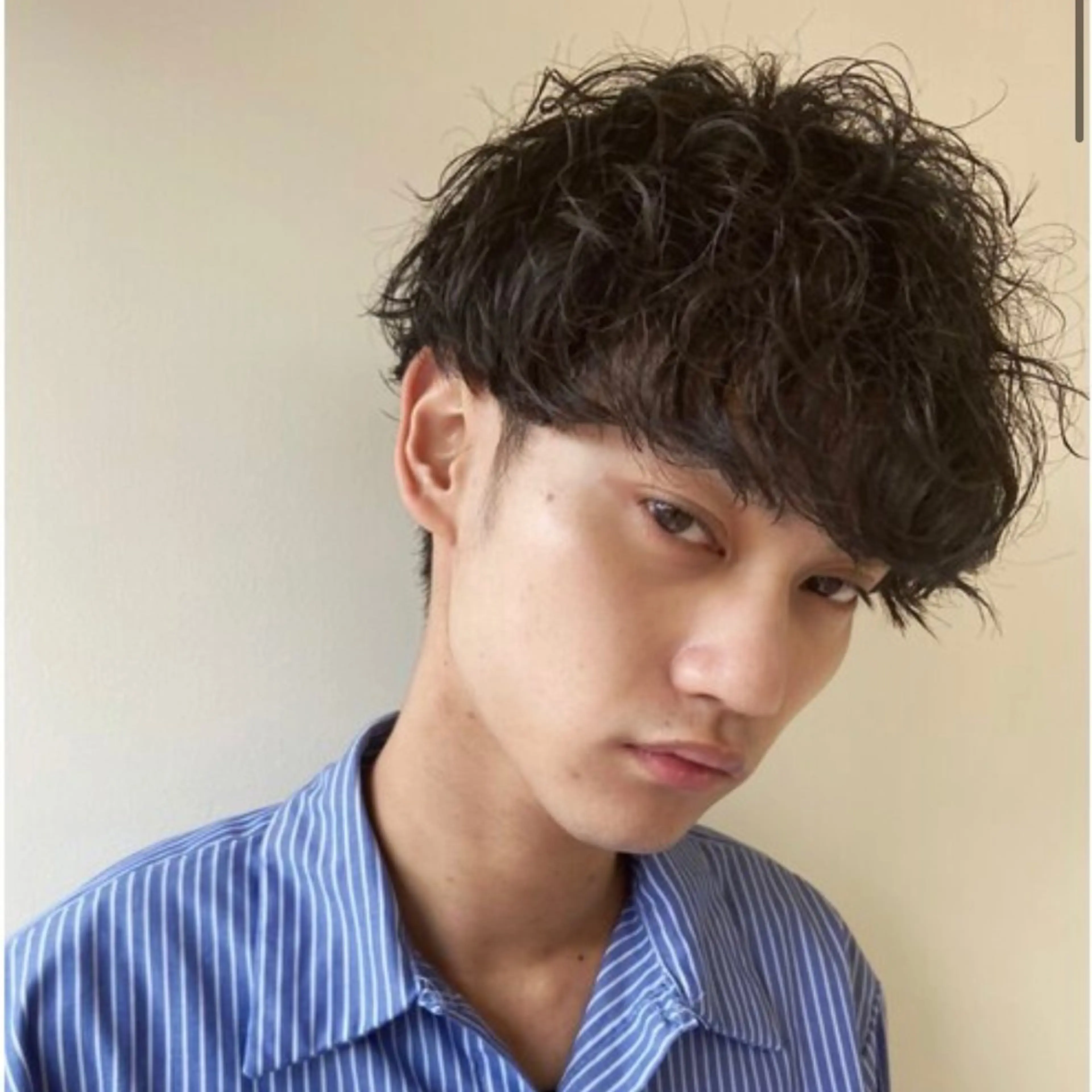 【メンズ限定】髪質改善クリームパーマ＋骨格矯正カット＋炭酸泉の写真