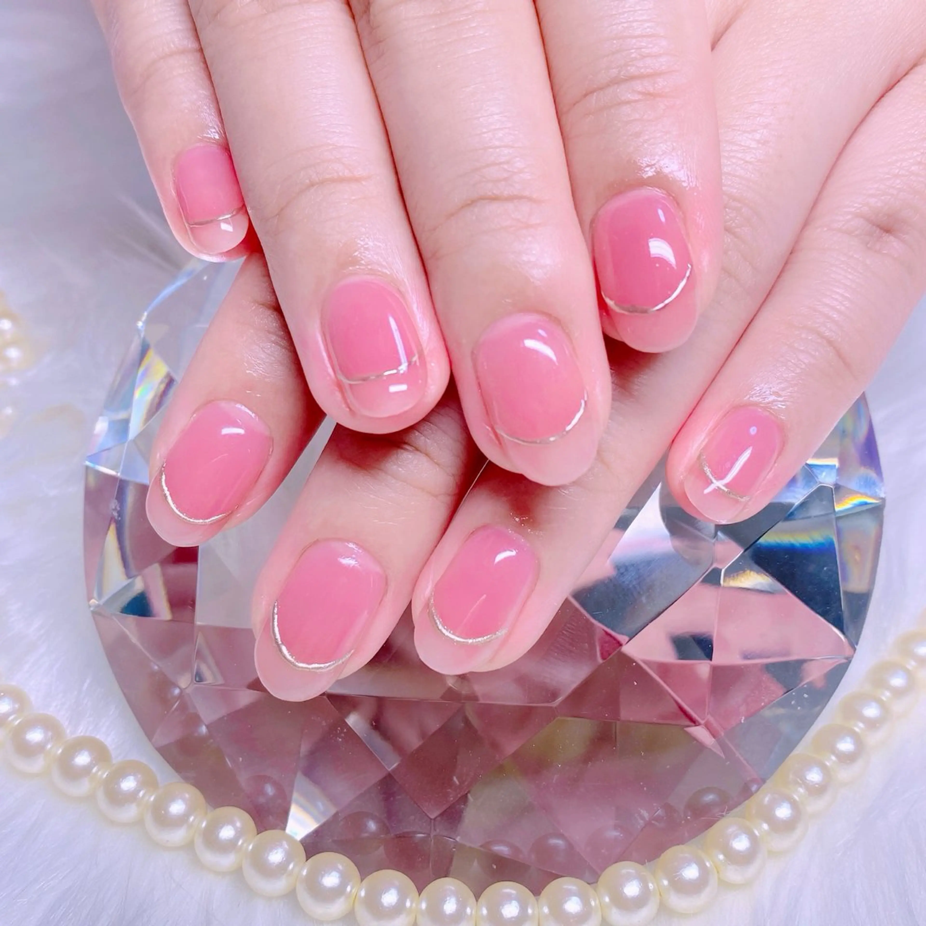 ネイル オフィスネイル ショートネイル Nail Yunaのネイルデザイン