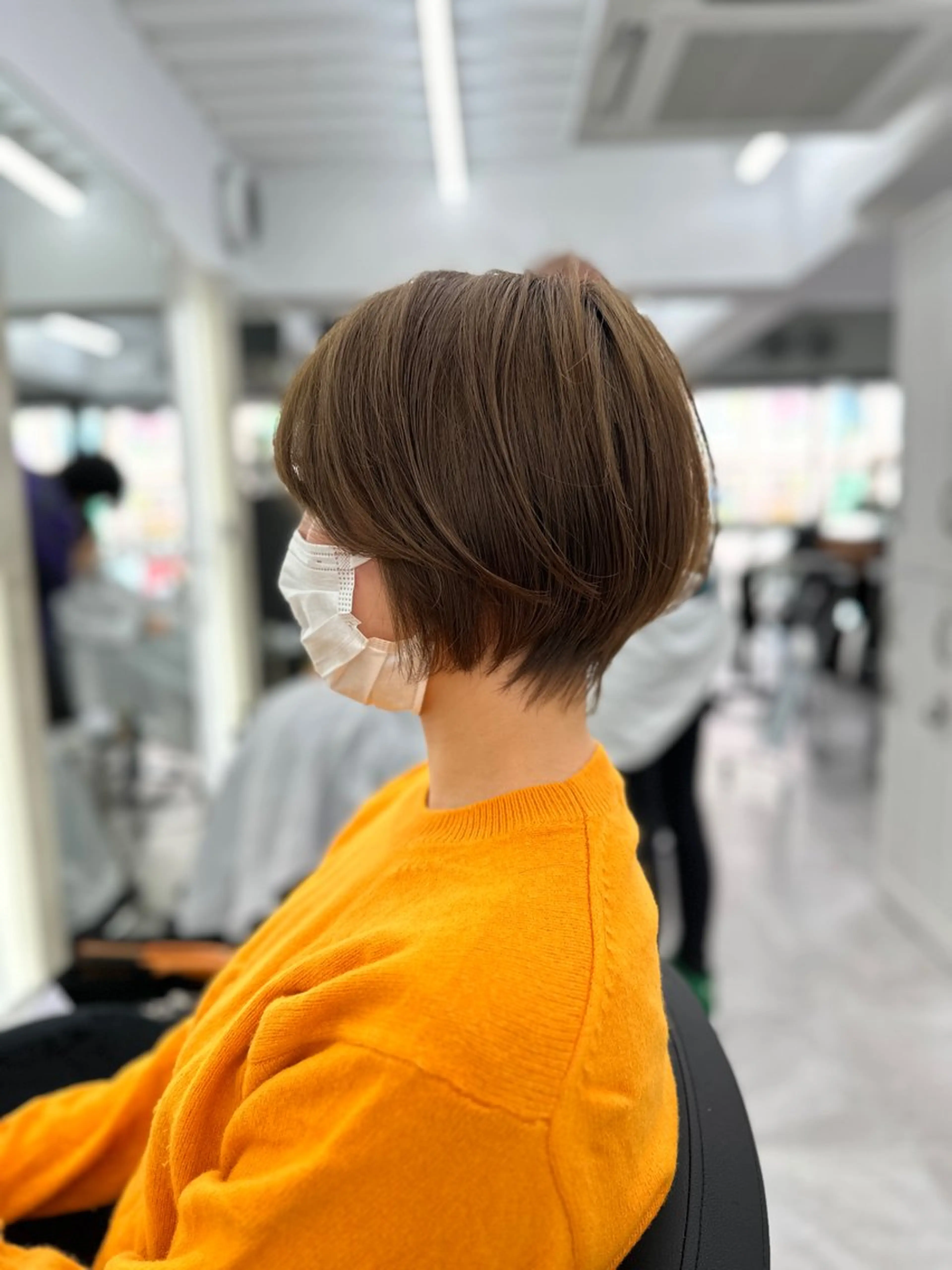 ショート カラー 似合わせスタイル 岡田勇哉のヘアスタイル