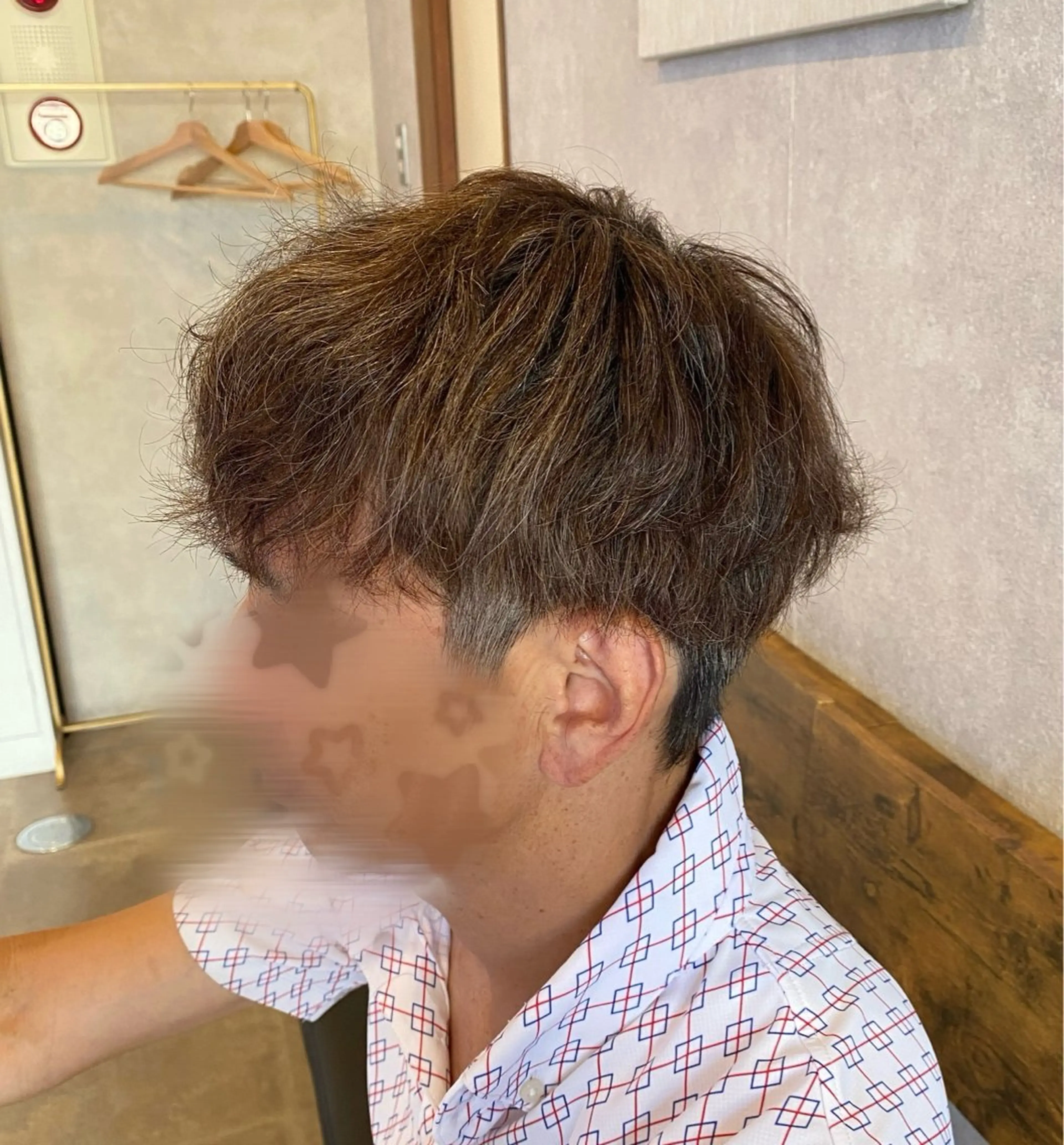 メンズ メンズパーマ カット パーマ 吉田 恋々音のヘアスタイル