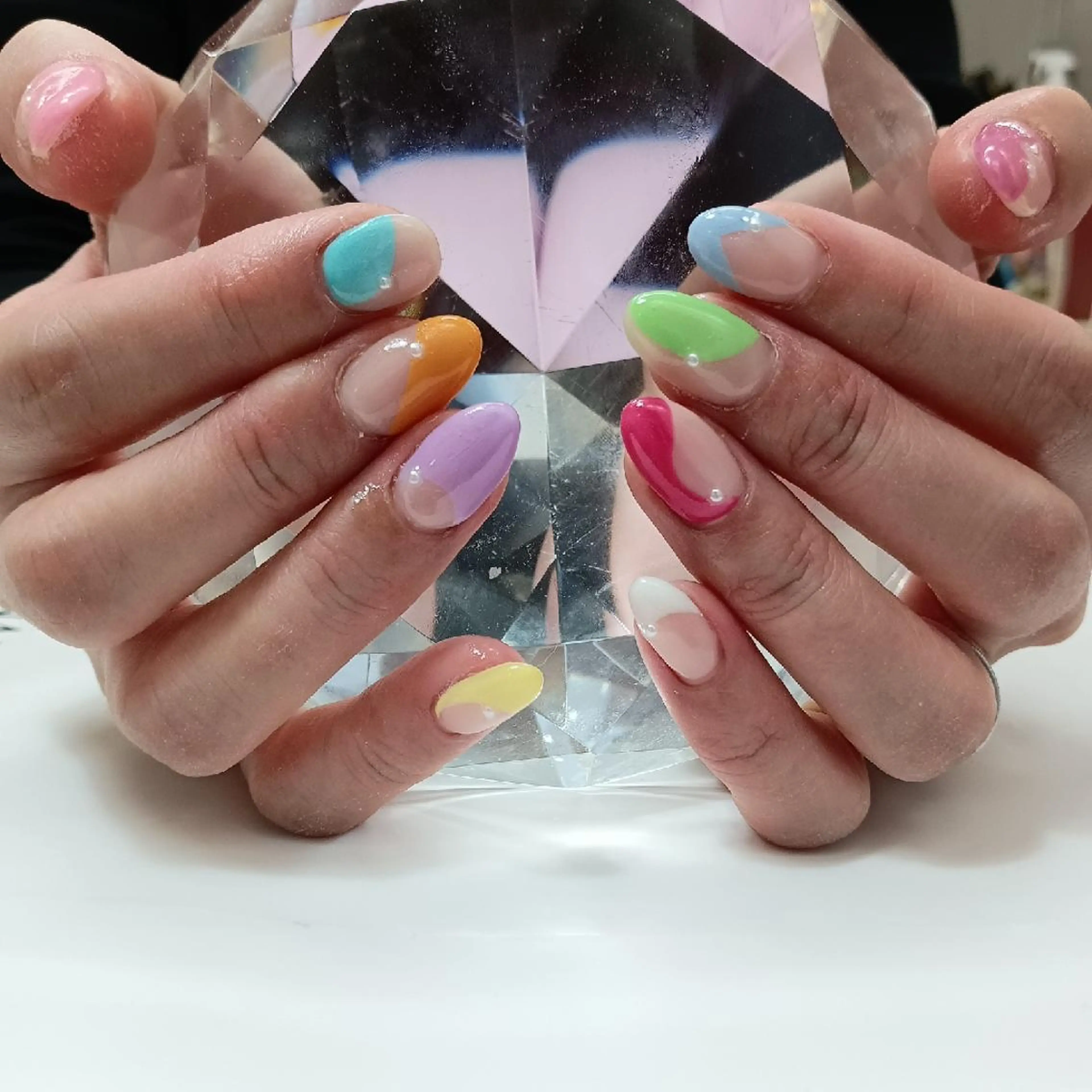 ネイル フレンチネイル Coco Girlsのネイルデザイン