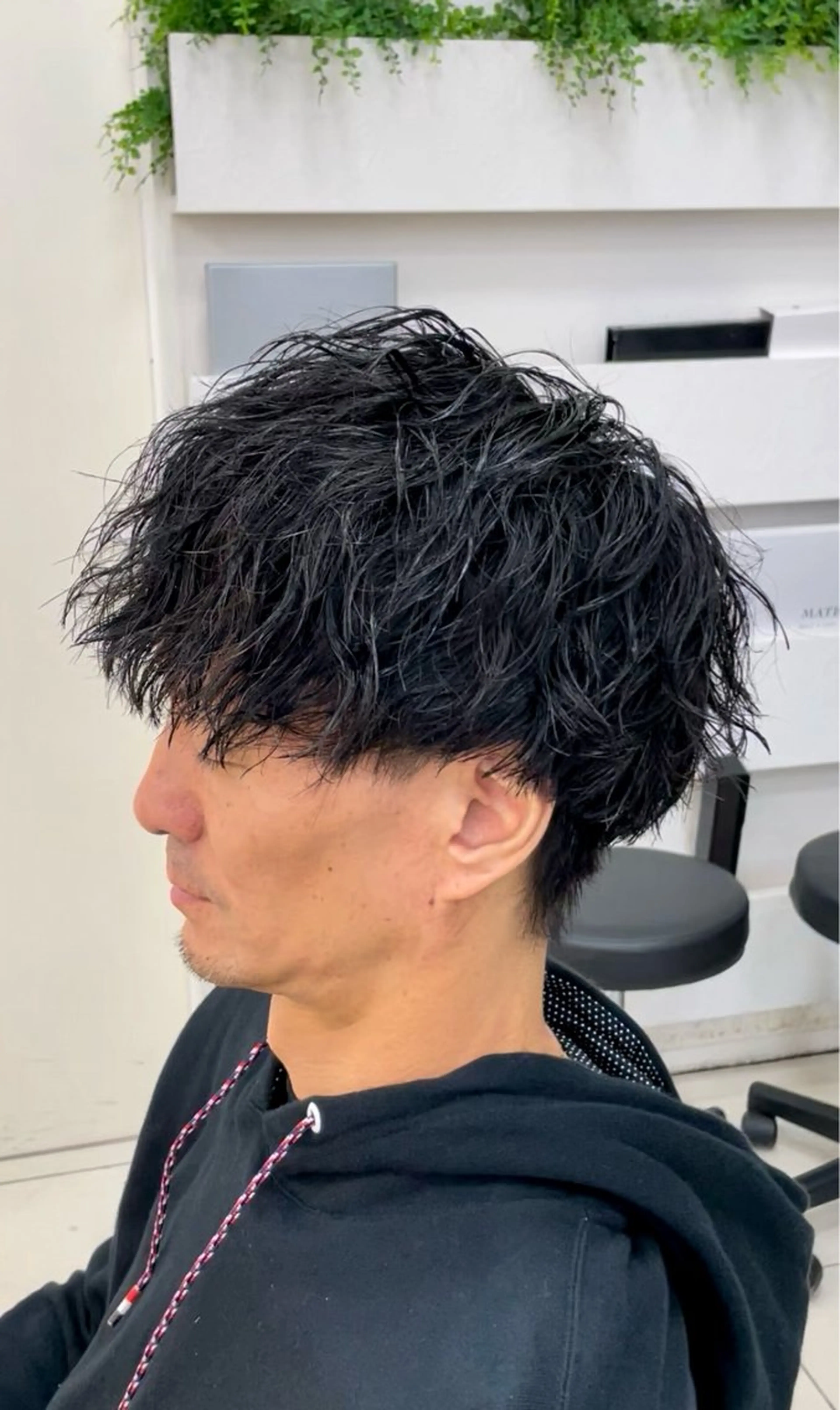 パーマ メンズ カット パーマ 🌟メンズパーマ職人 👑店長👑間宮のヘアスタイル