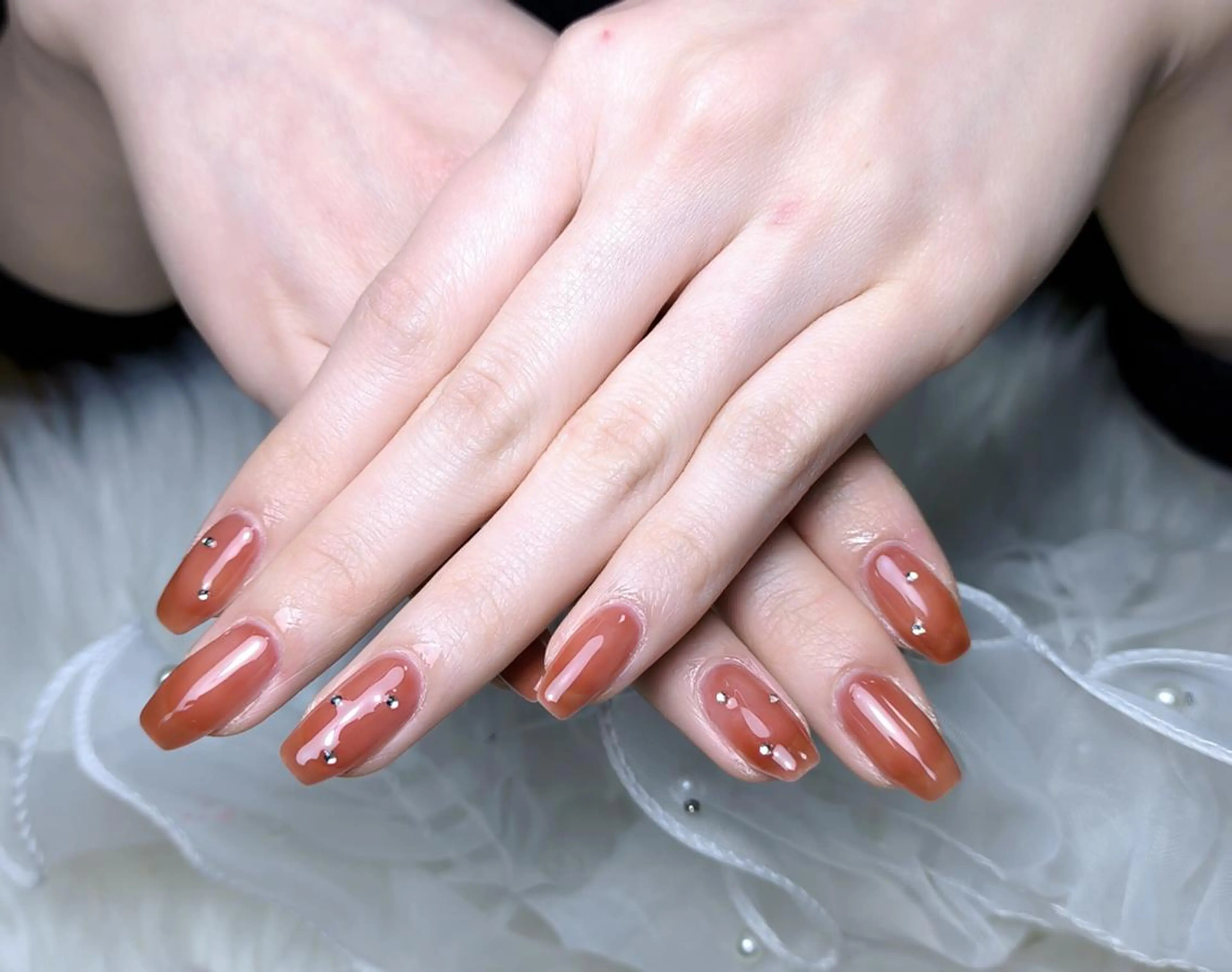 ネイル ハンドネイル 🦋y y Nail 🤍のネイルデザイン