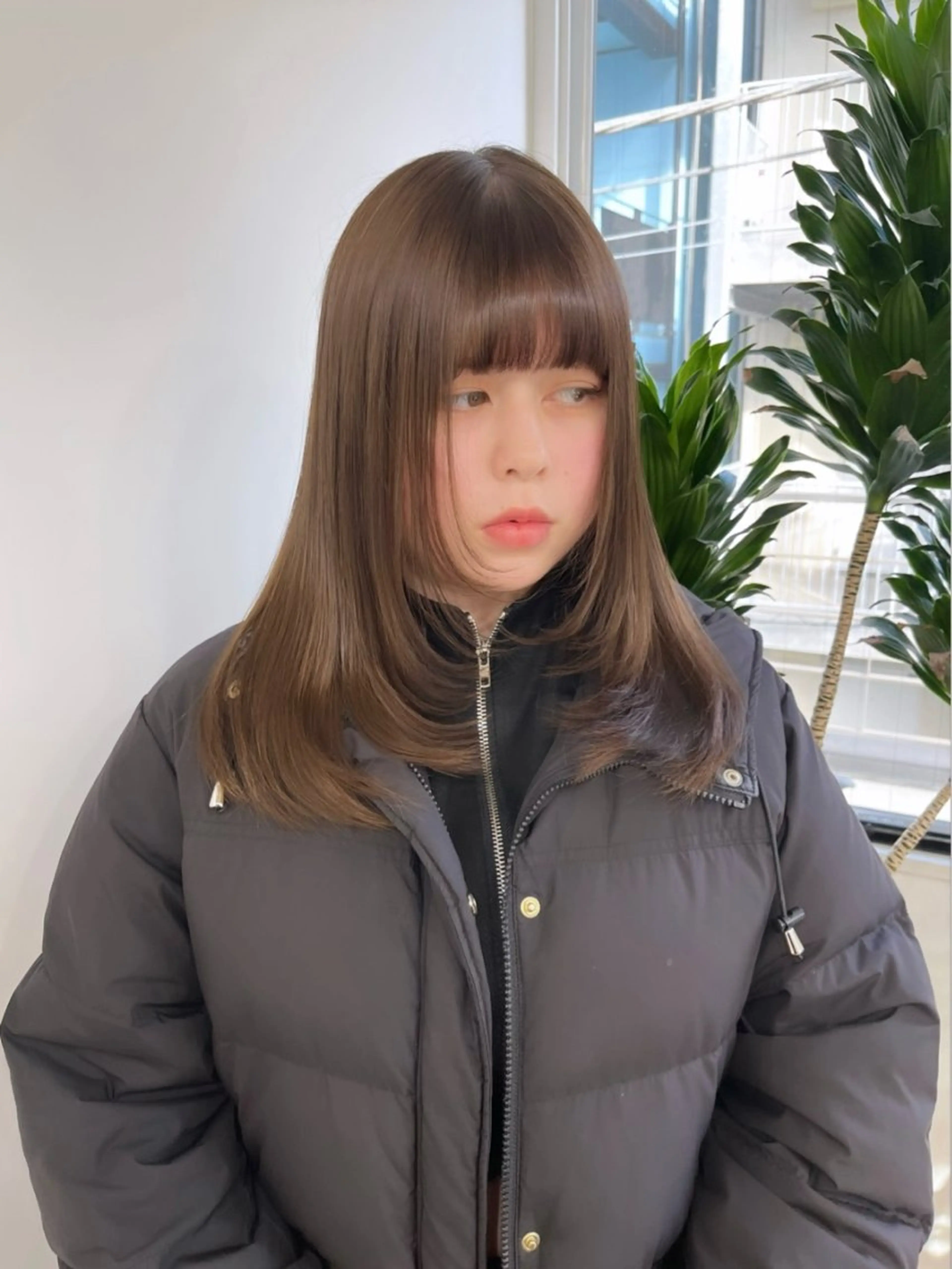 セミロング カラー ヘアアレンジ 成人式 結婚式・ブライダル ベージュカラー オリーブベージュ 入学式 HIROKO / 透明感暖色カラー🎀のヘアスタイル