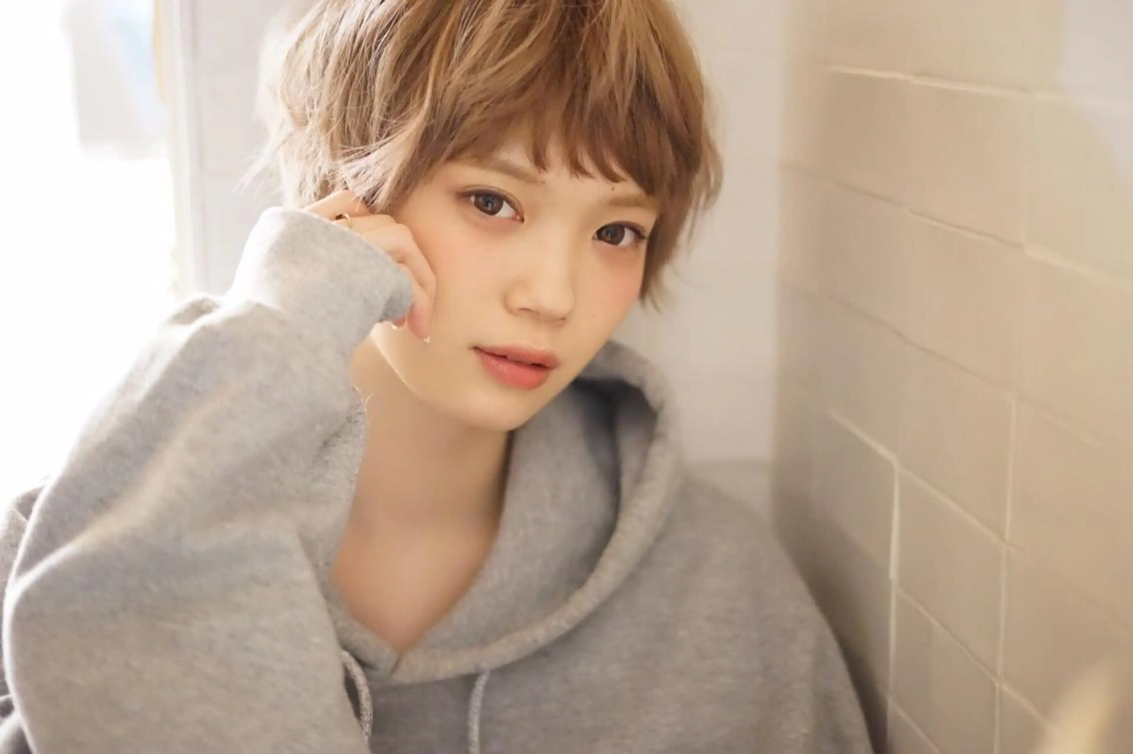 ミディアム カラー 山下 直人のヘアスタイル